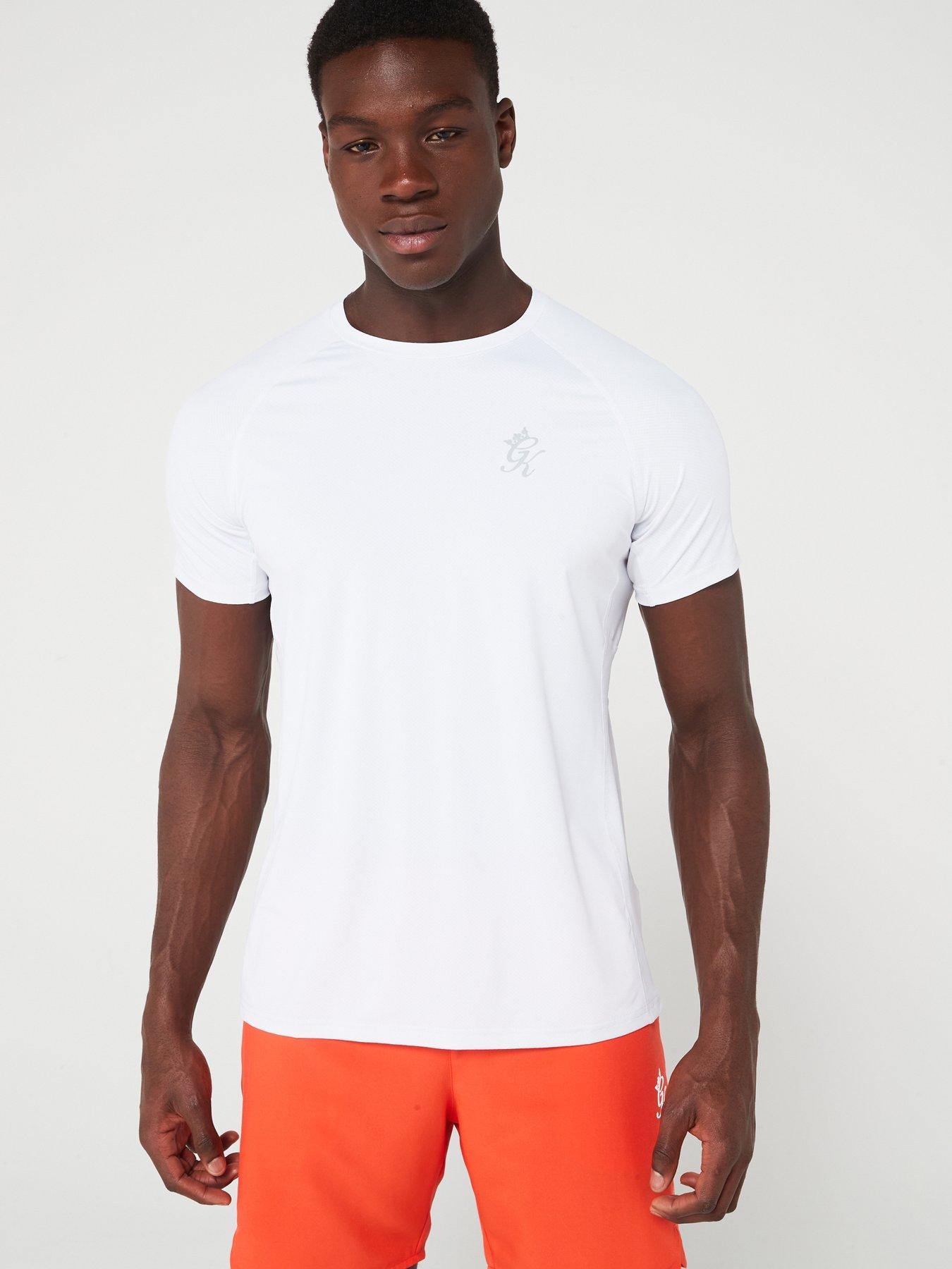 Image 1 of 4 of Gym King Mens Energy Tee - White