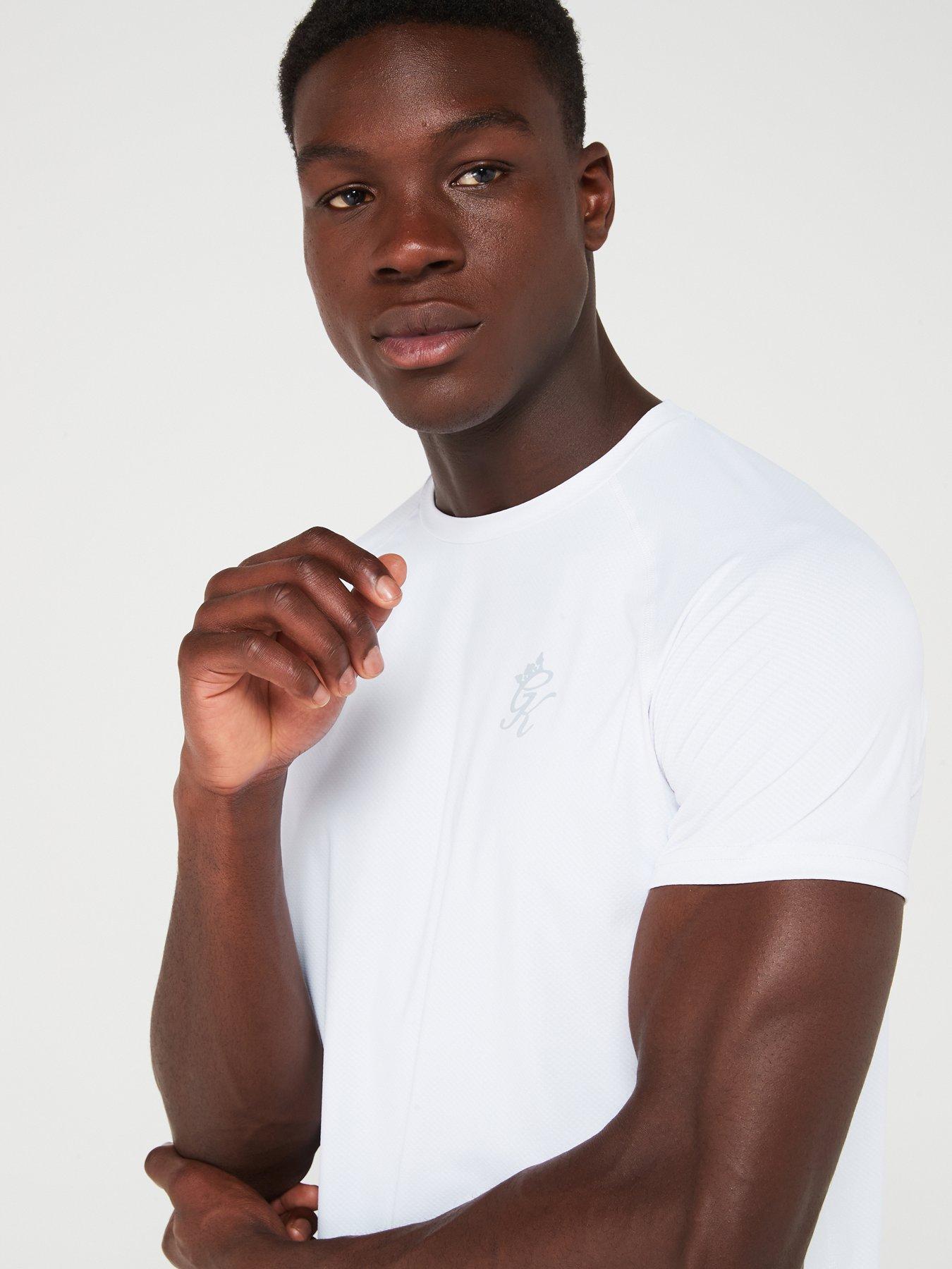 Image 4 of 4 of Gym King Mens Energy Tee - White