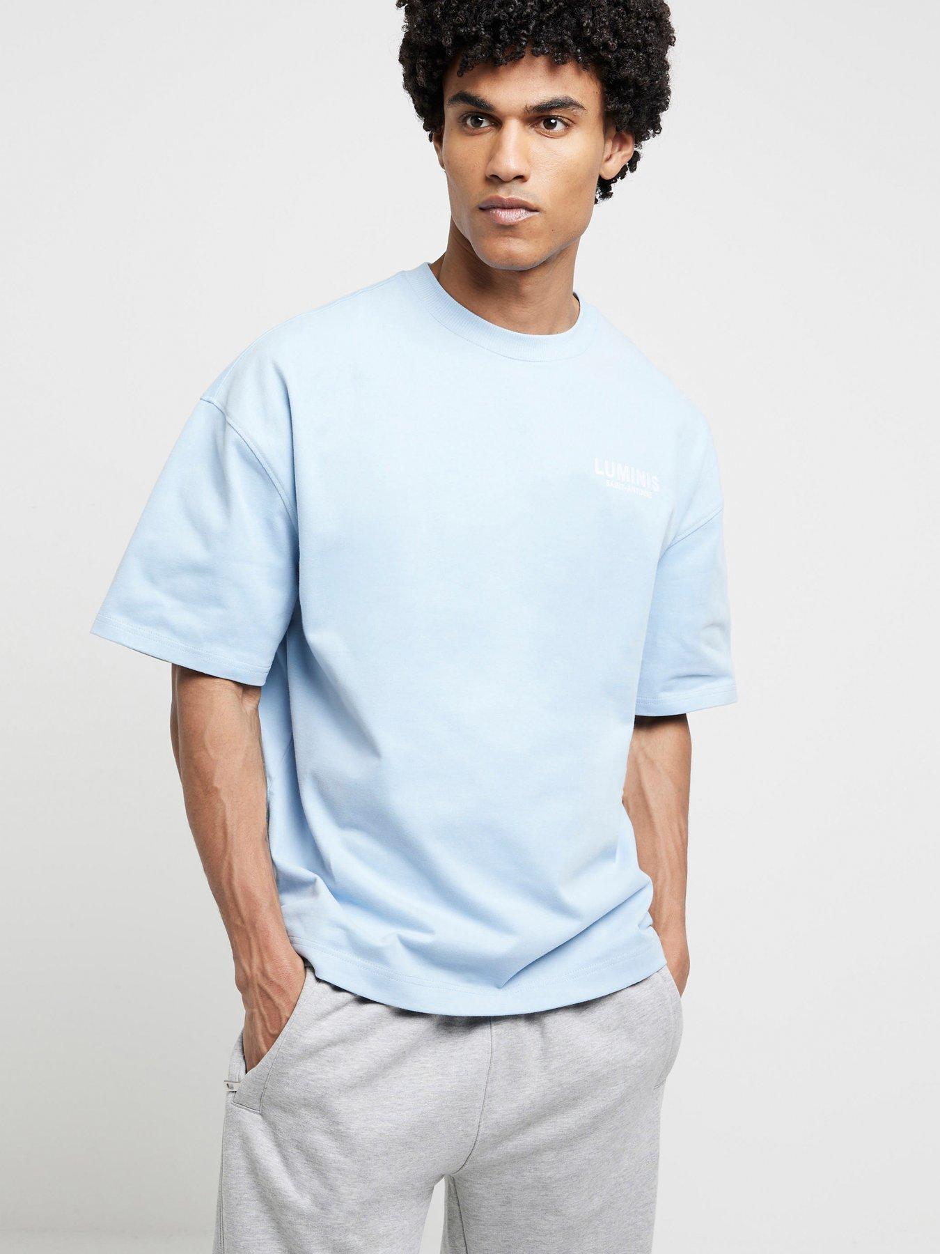 river-island-short-sleeve-oversized-fit-luminis-t-shirt-light-blue