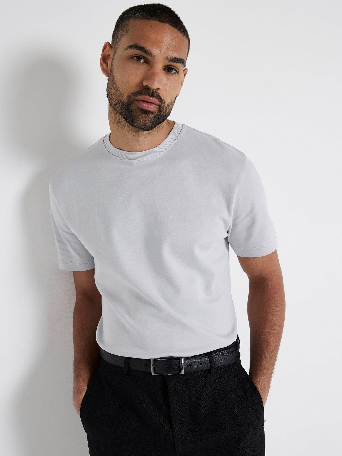 river-island-short-sleeve-studio-slim-t-shirt-light-grey