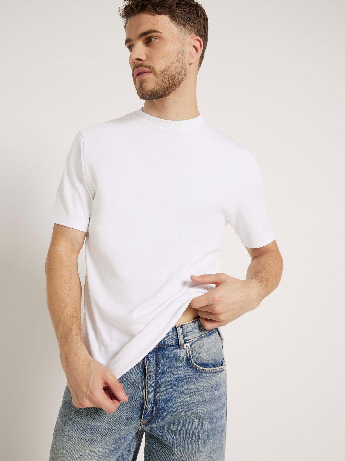 river-island-short-sleeve-ri-studio-slim-t-shirt-white