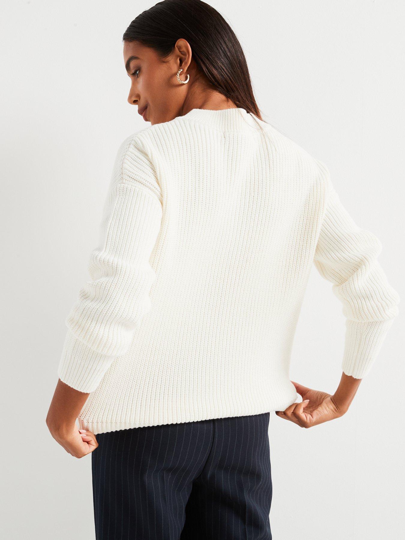 v-by-very-button-front-ribbed-jumper-creamstillFront