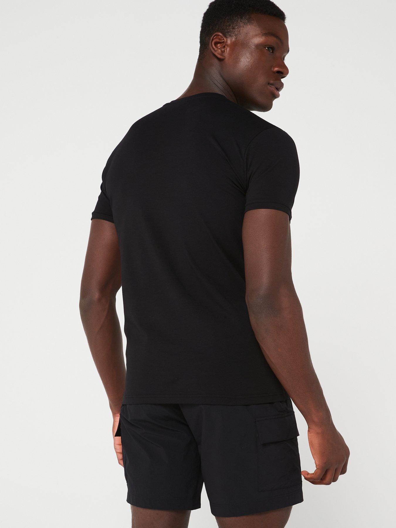 Image 2 of 4 of Gym King Mens Fundamental T-shirt - Black
