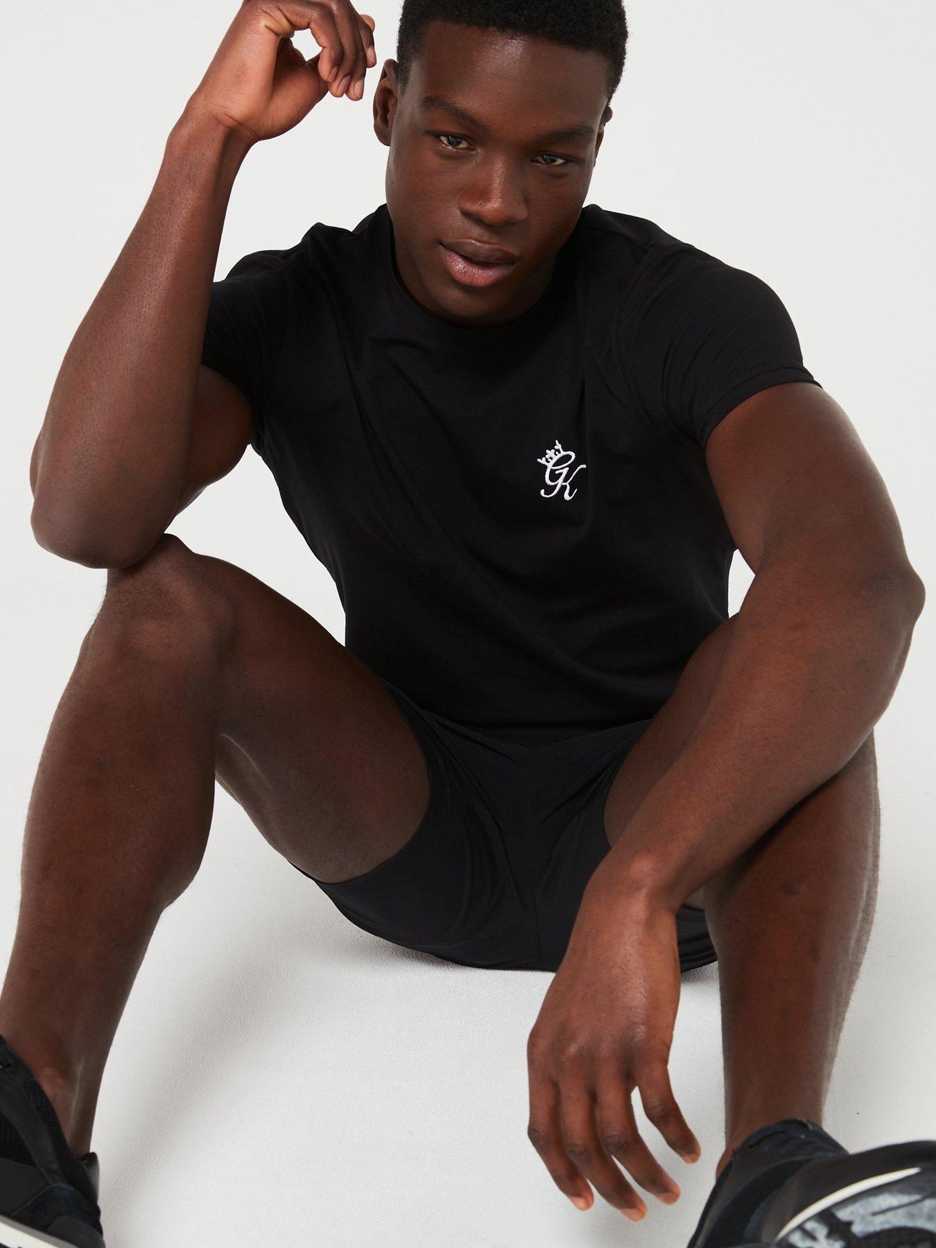 Image 4 of 4 of Gym King Mens Fundamental T-shirt - Black