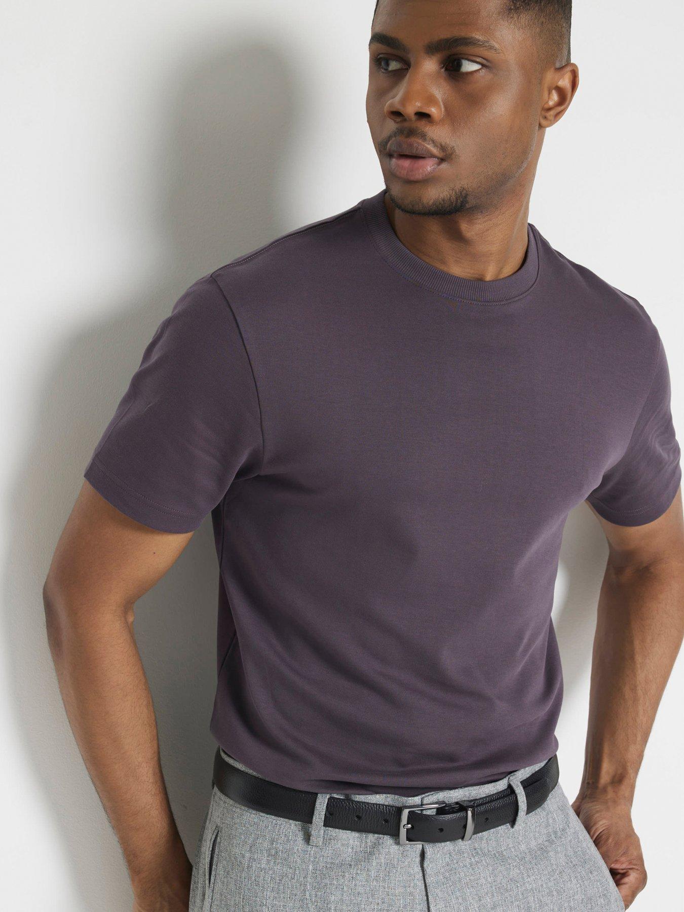 river-island-short-sleeve-studio-slim-t-shirt-dark-purple