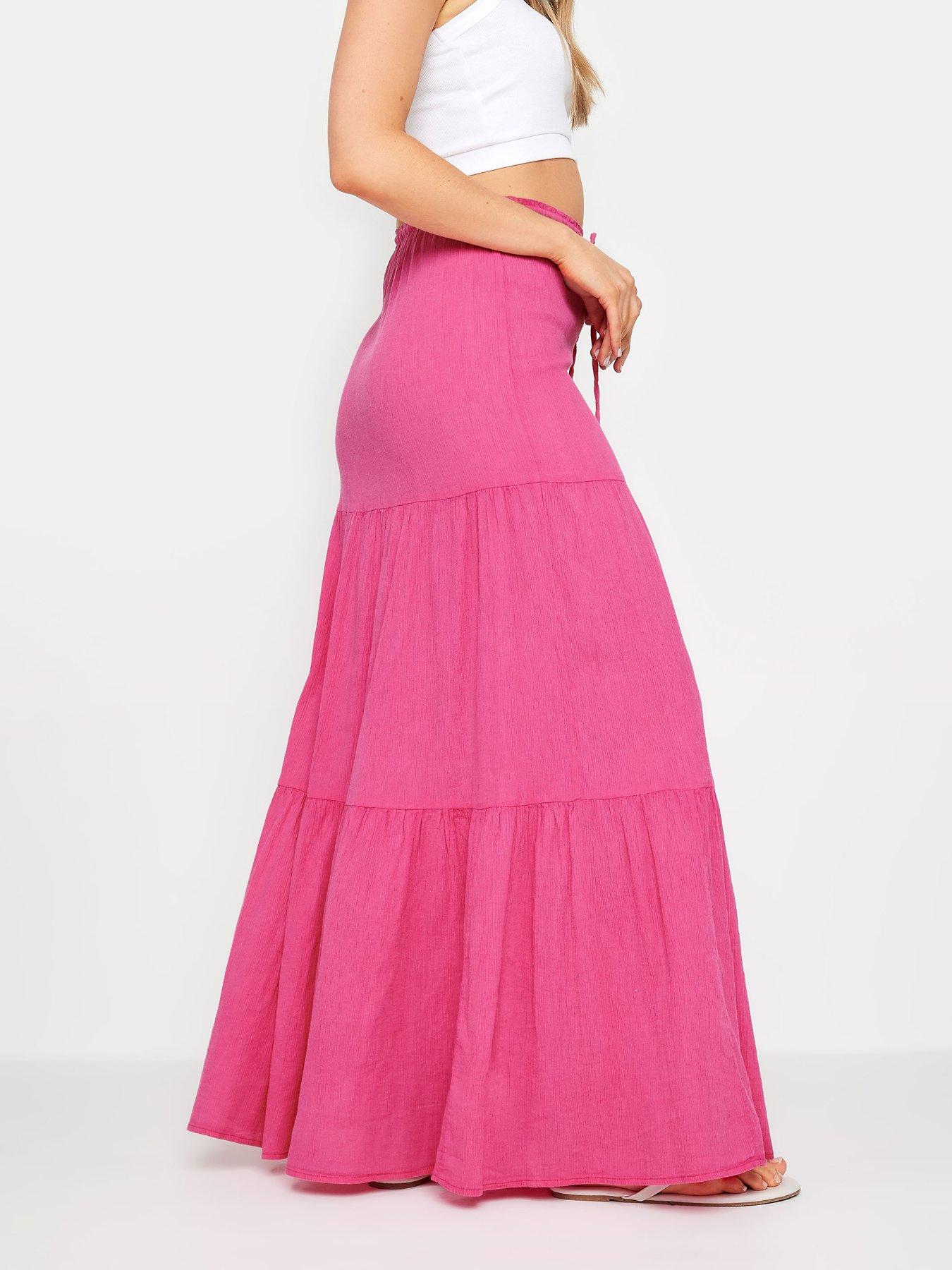 long-tall-sally-tall-pink-acid-wash-tiered-skirtstillFront