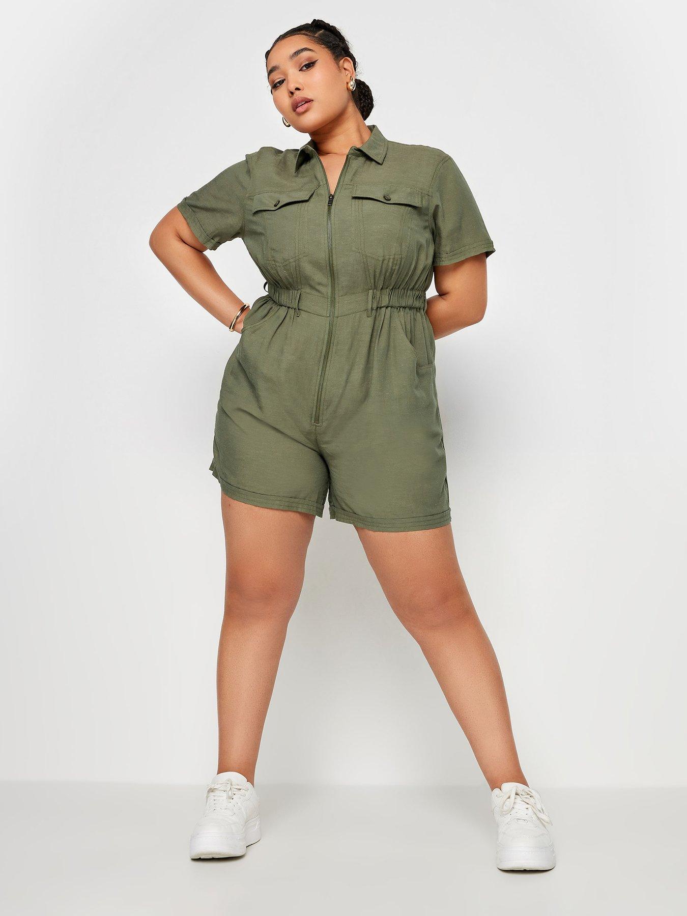 yours-curve-utility-zip-playsuit-greenback