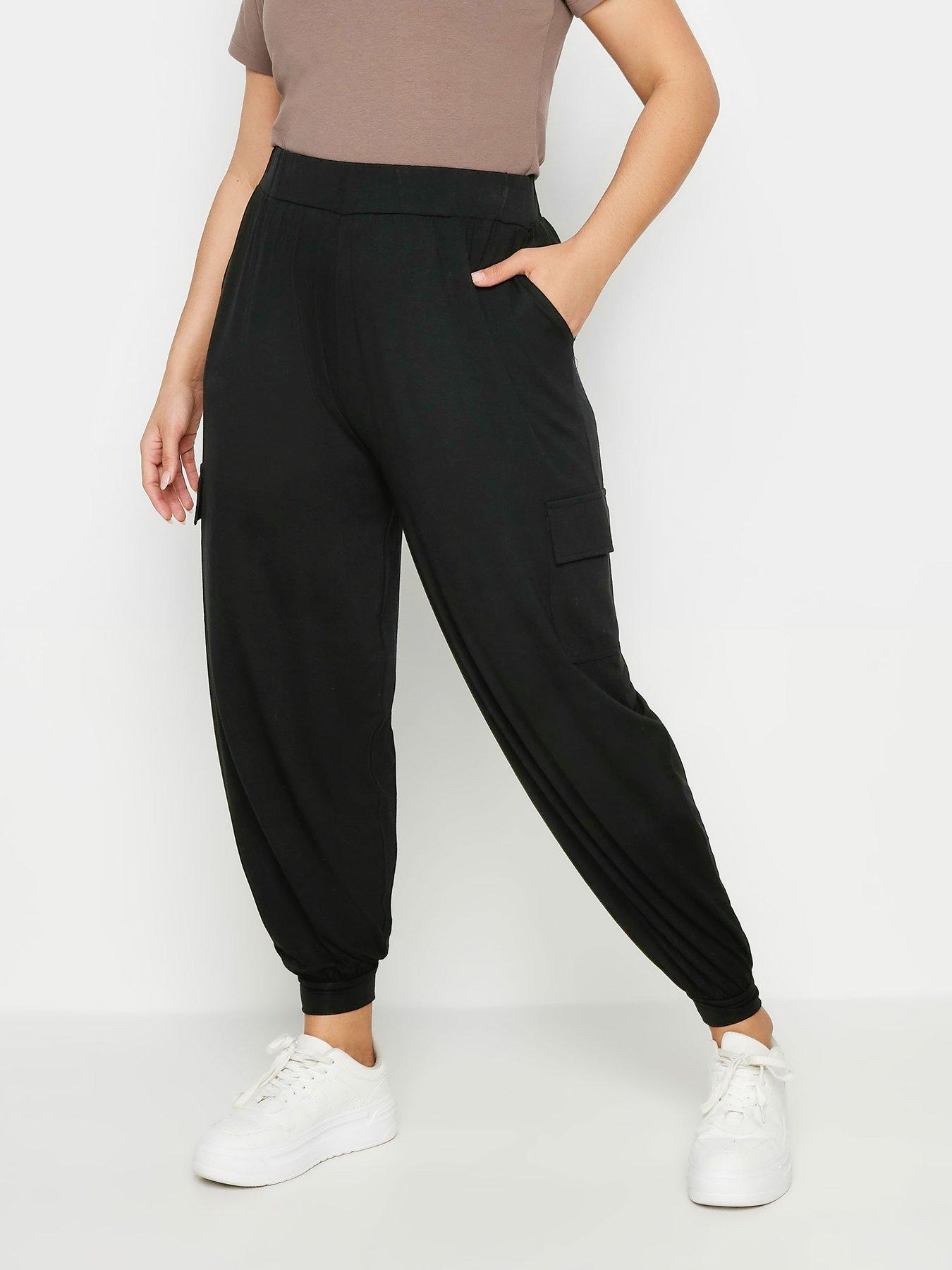 yours-curve-harem-cargos-blackfront