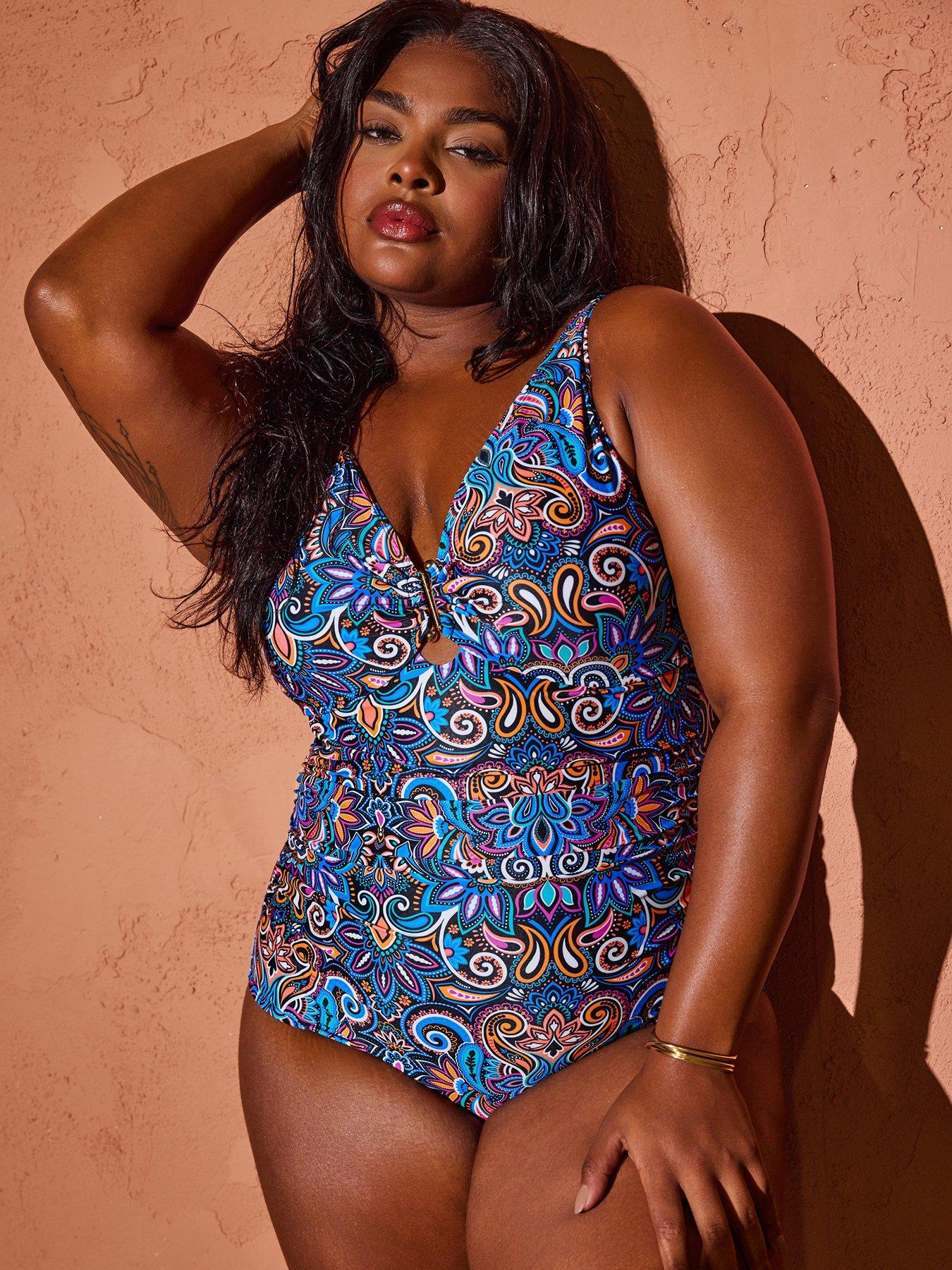 yours-curve-paisley-new-buckle-swimsuitfront