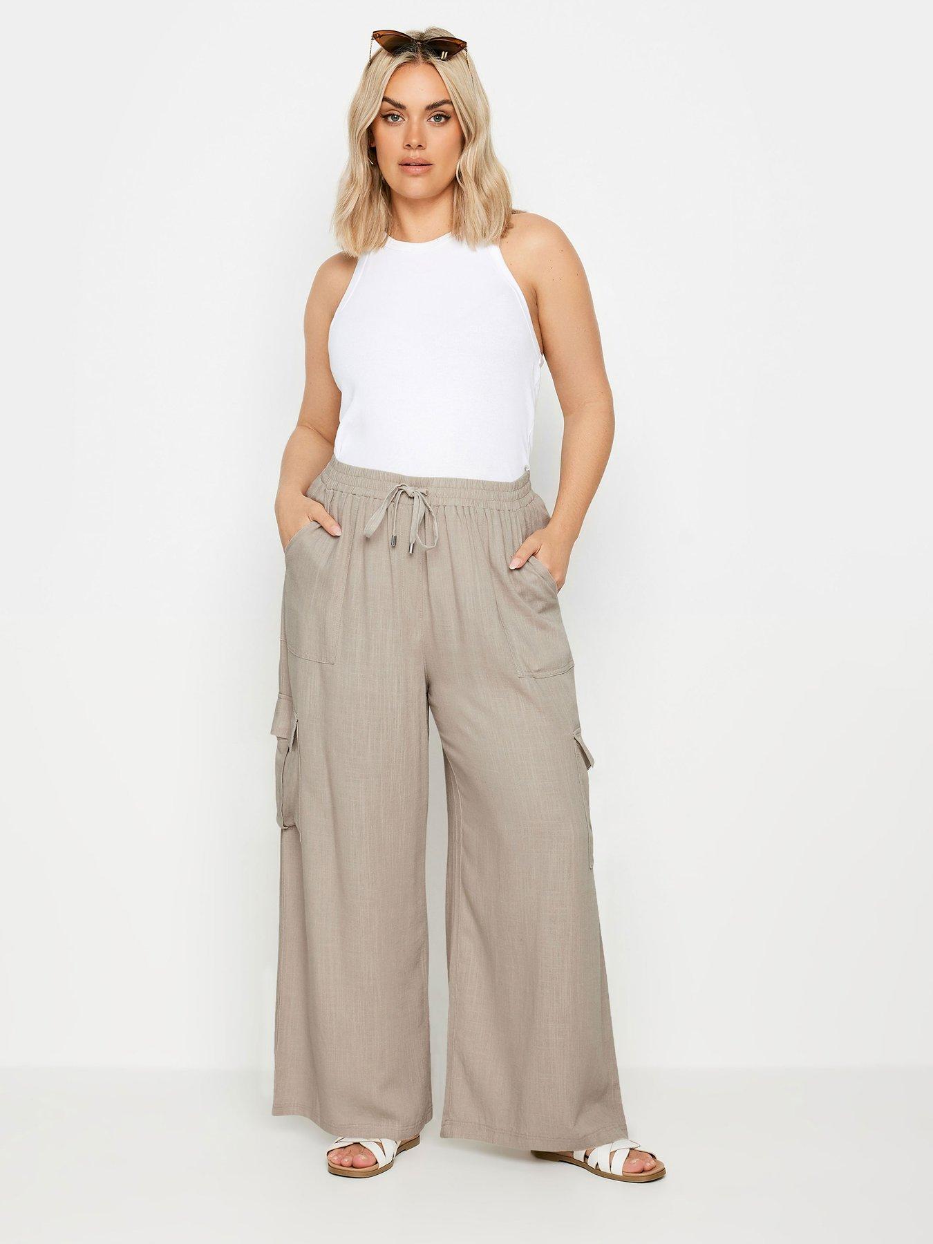 yours-curve-linen-wide-leg-cargos-stoneback