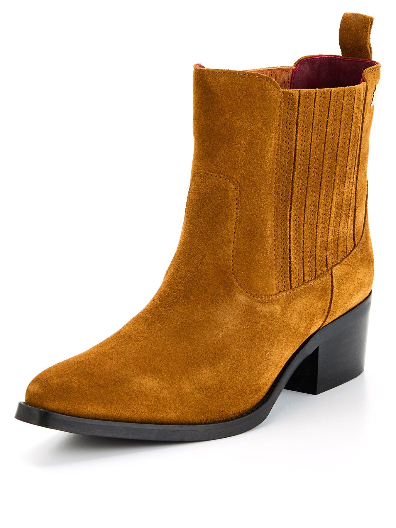 tommy-hilfiger-suede-cowboy-boot-brownstillFront