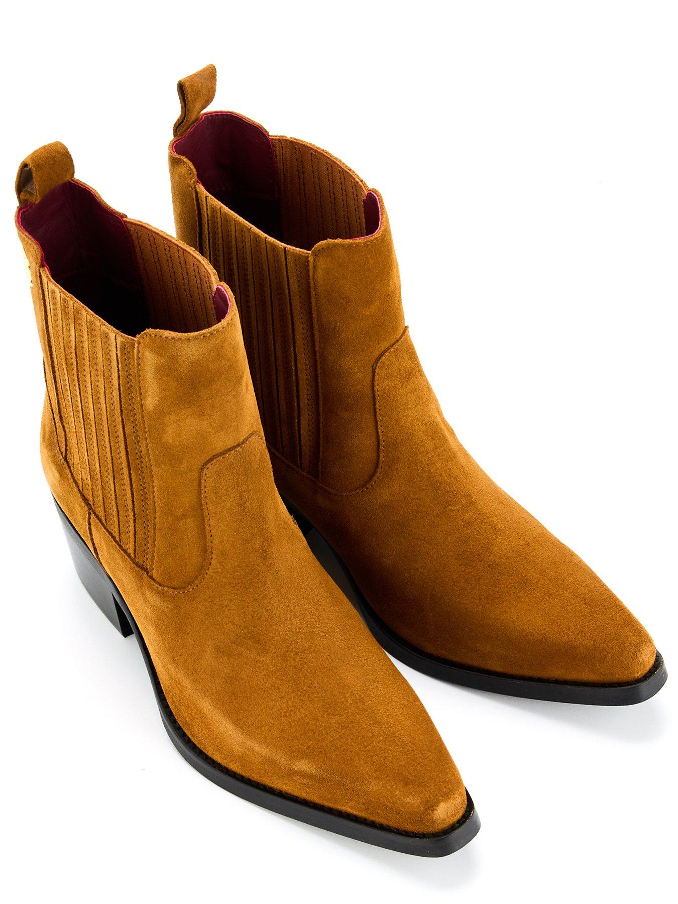 tommy-hilfiger-suede-cowboy-boot-brownoutfit