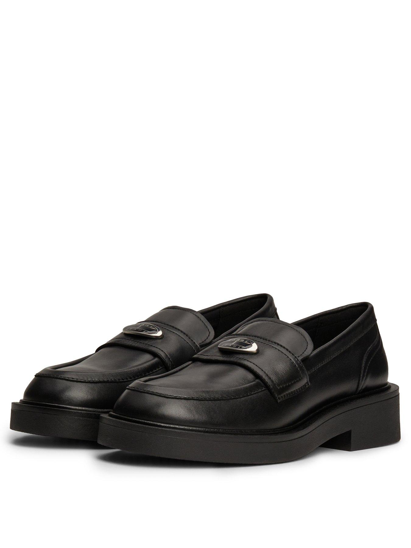 tommy-jeans-flat-leather-loafer-blackstillFront