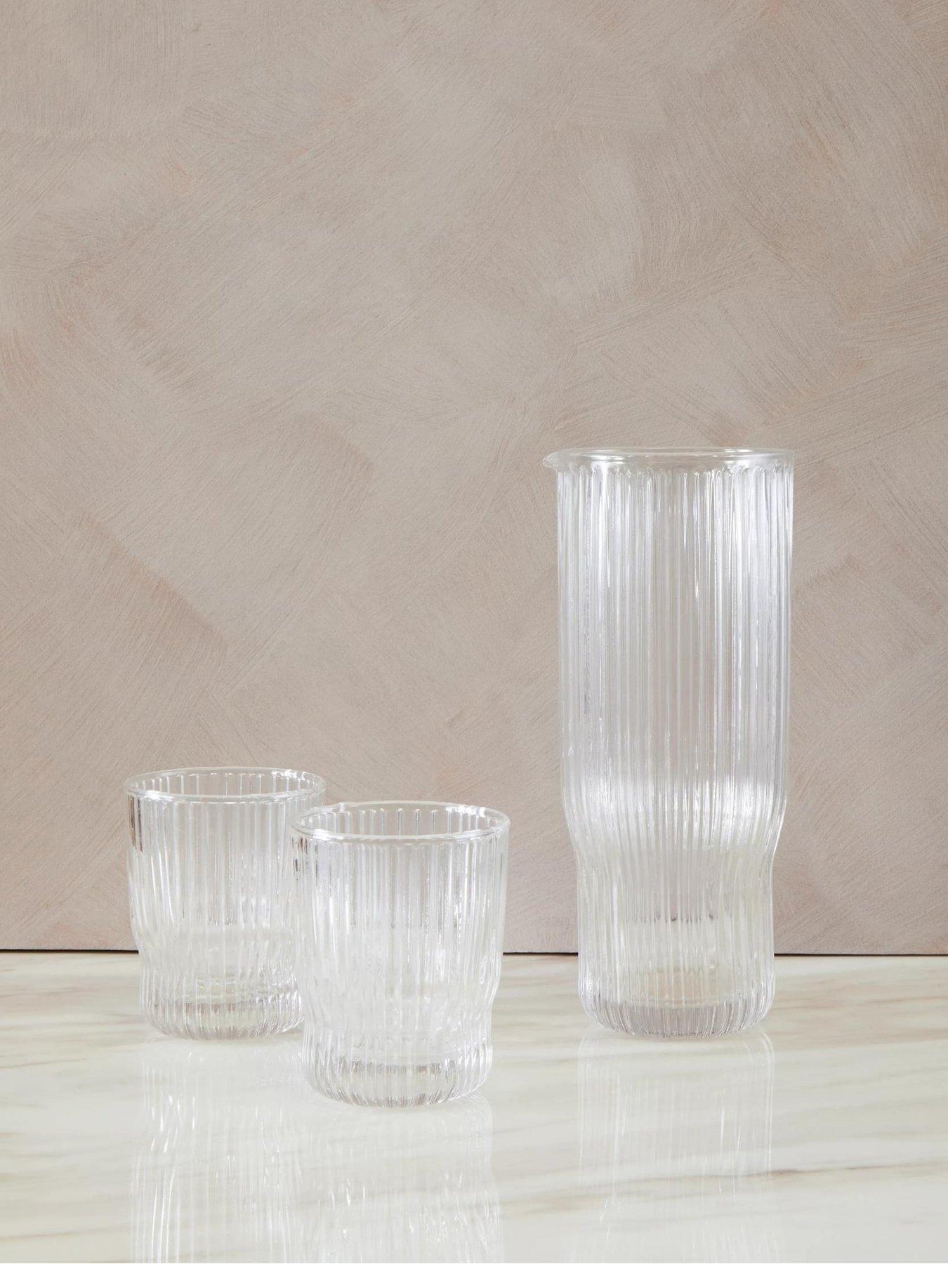 premier-housewares-juno-ribbed-glasses-amp-jug-set