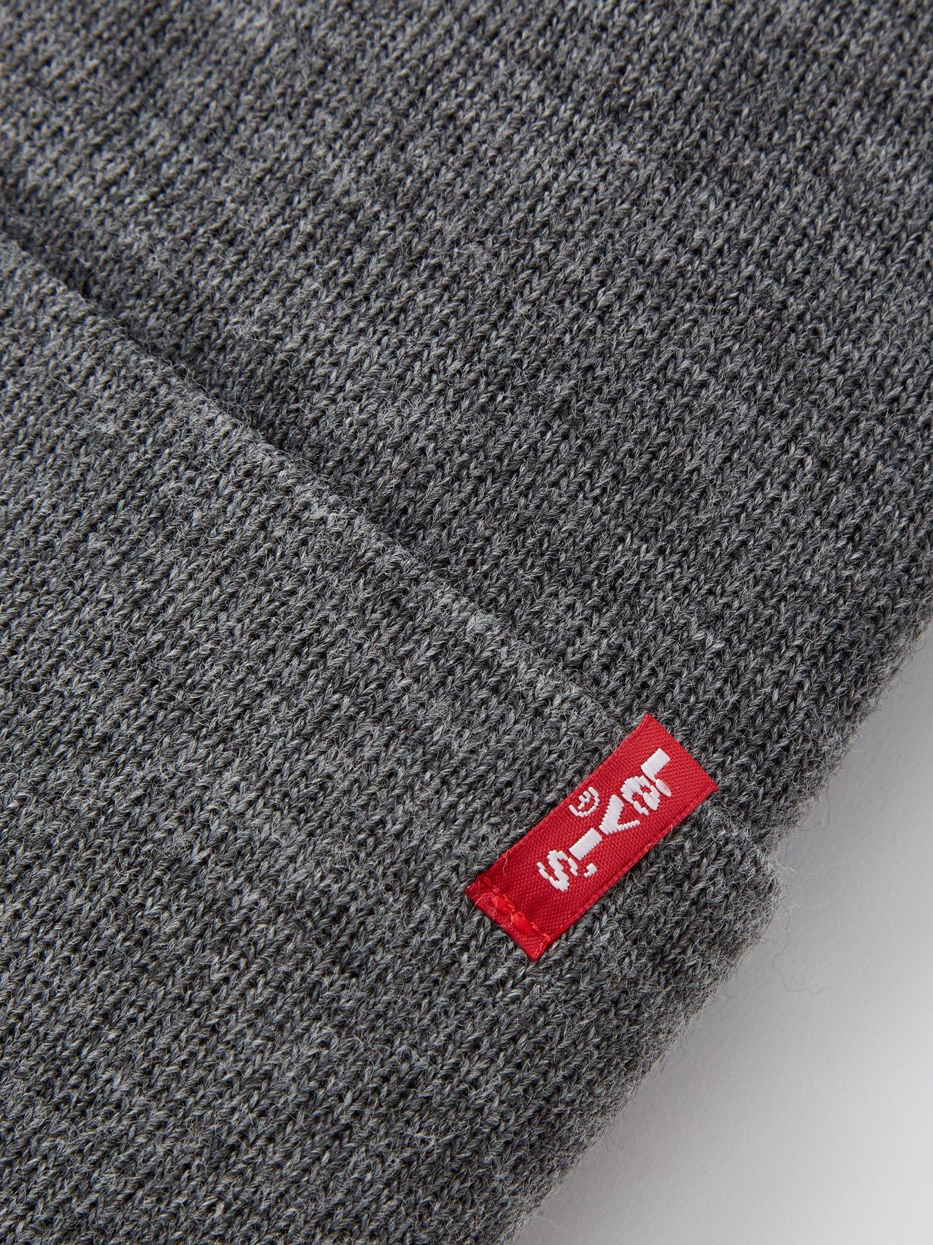 levis-levis-slouchy-red-tab-knit-beanie-hat-greyoutfit