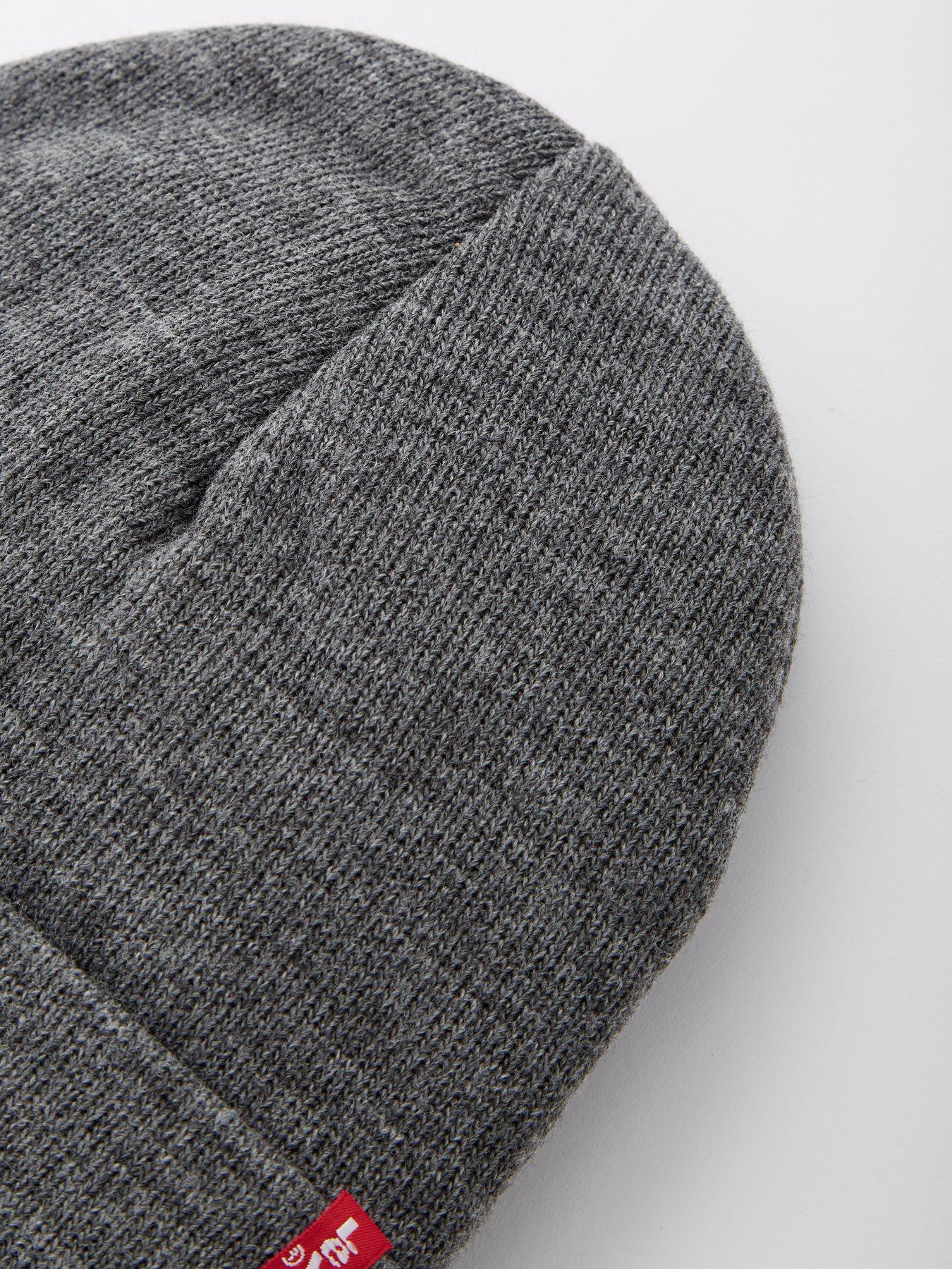 levis-levis-slouchy-red-tab-knit-beanie-hat-greydetail