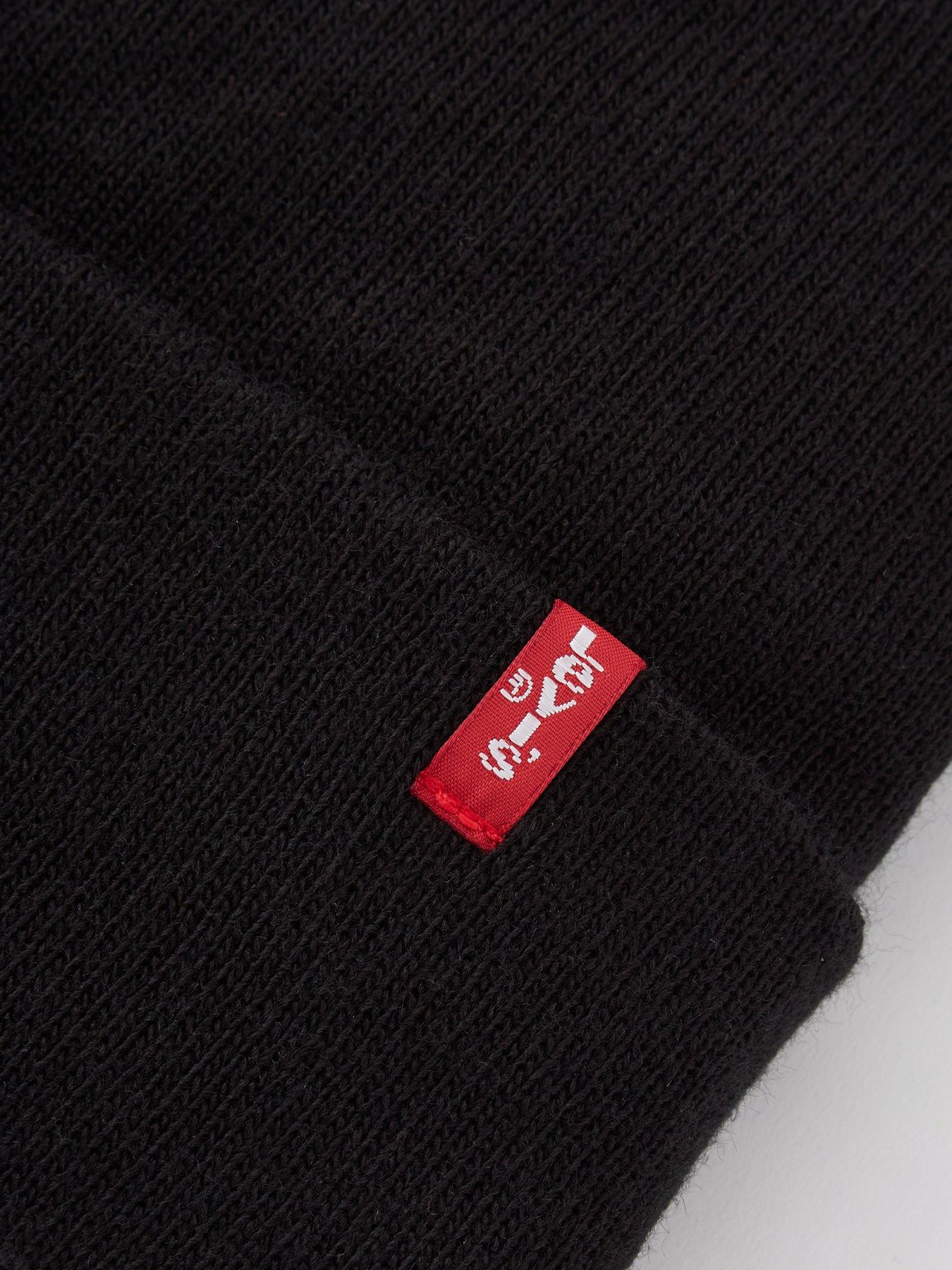 levis-levis-knit-beanie-hat-amp-scarf-set-blackback