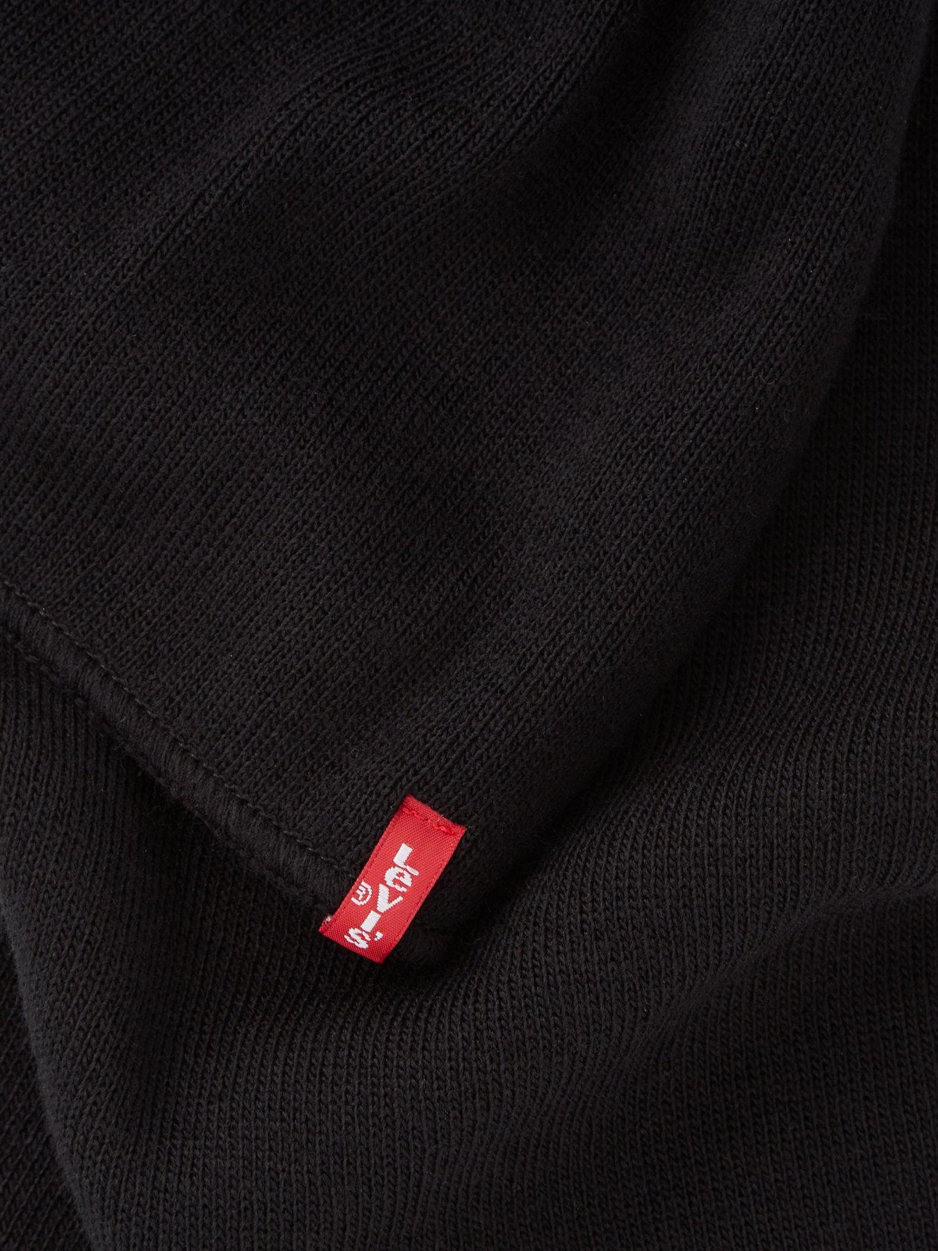 levis-levis-knit-beanie-hat-amp-scarf-set-blackoutfit