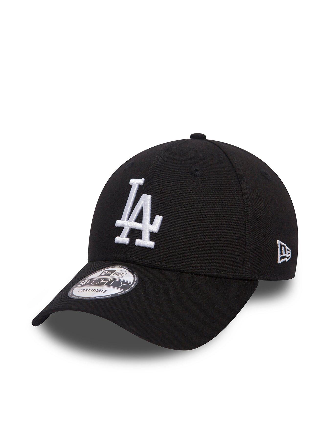 new-era-unisex-los-angeles-dodgers-league-essentials-9forty-cap-black