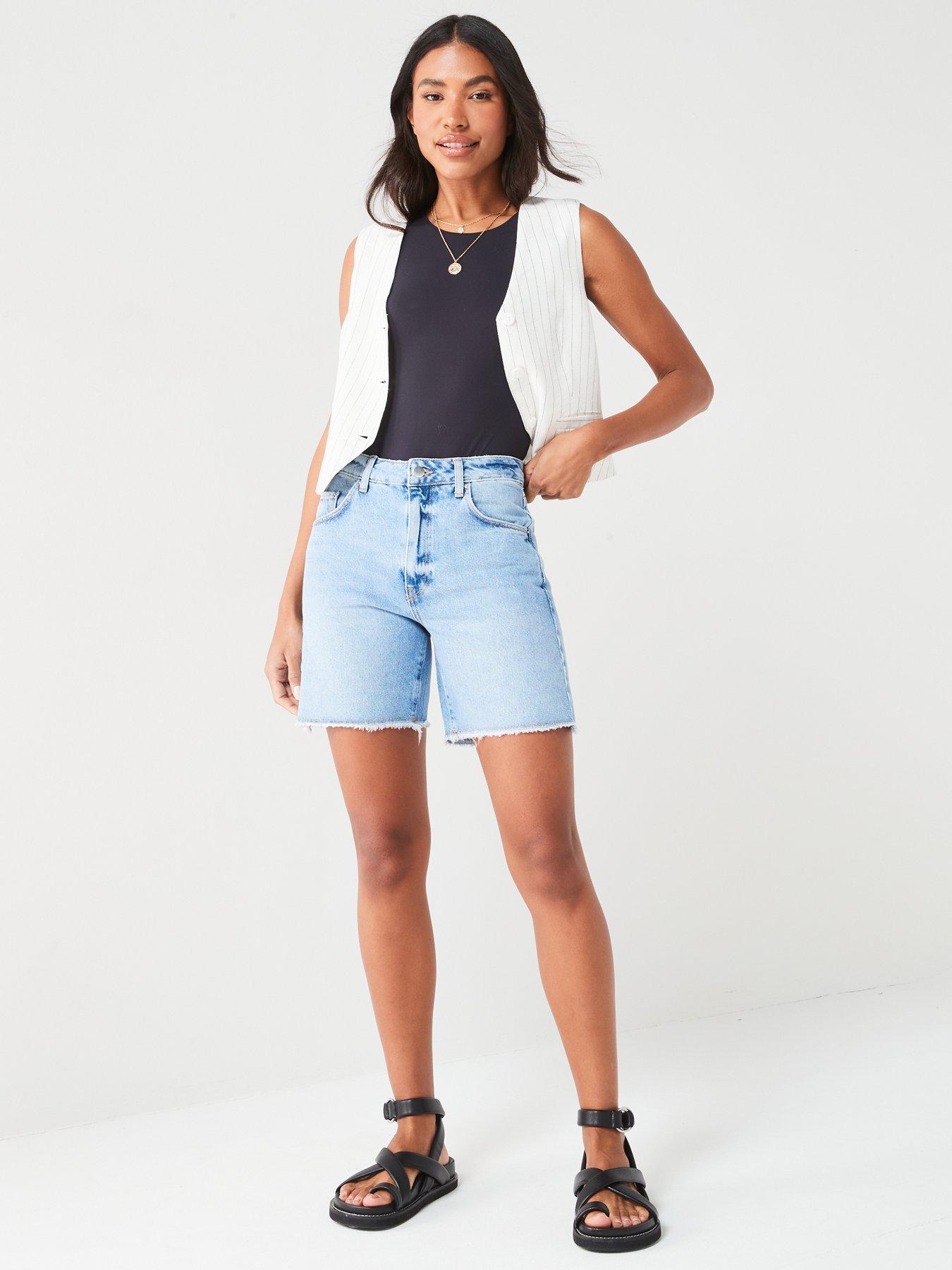 v-by-very-midi-thigh-denim-shorts-light-washdetail