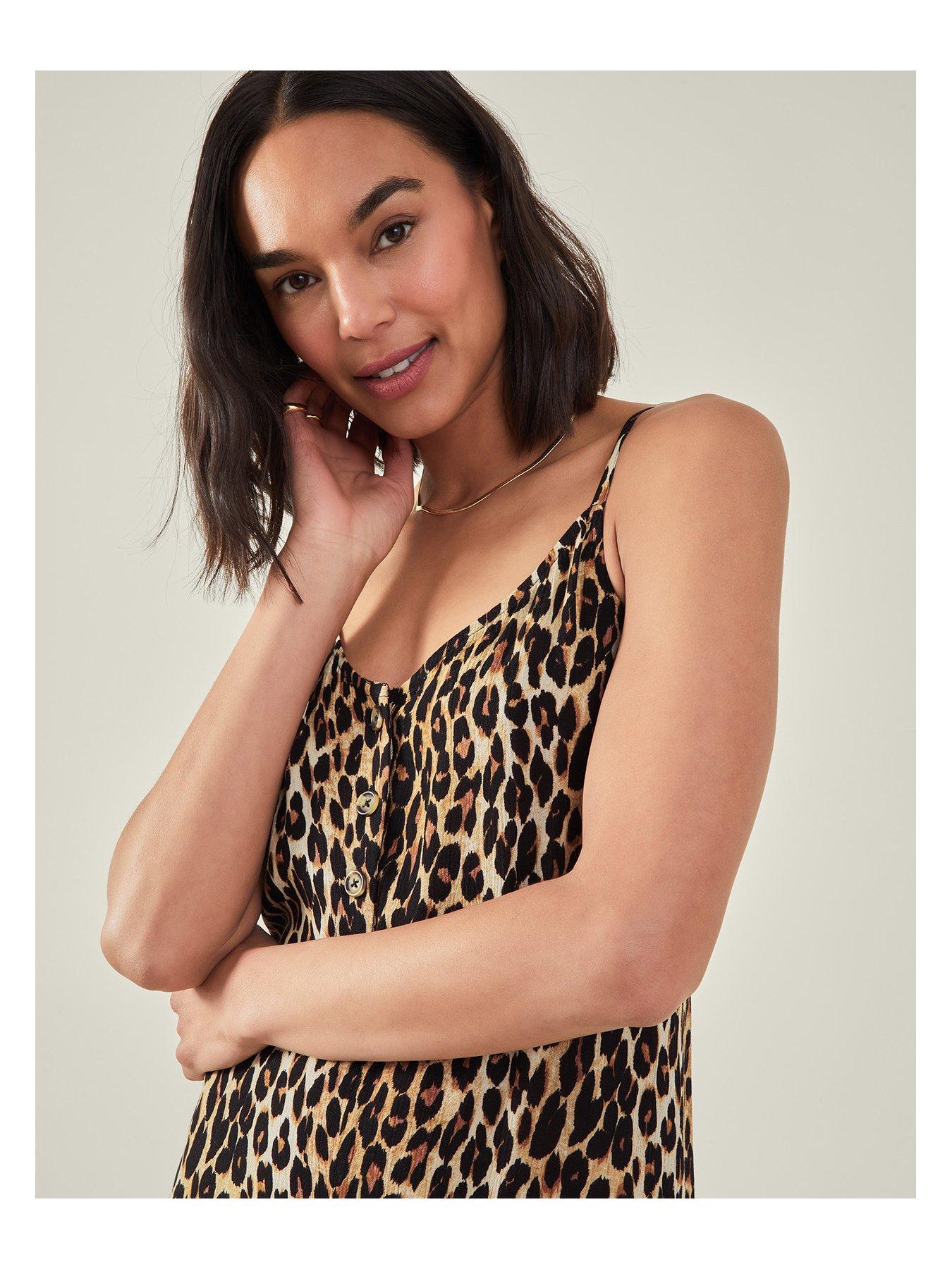 Image 4 of 4 of Accessorize Leopard Romper