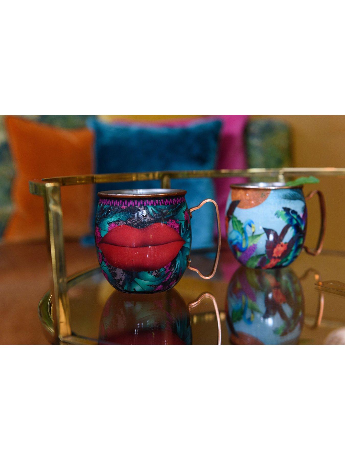 Image 4 of 7 of Mikasa Sarah Arnett Flamingo Moscow Mule Mug