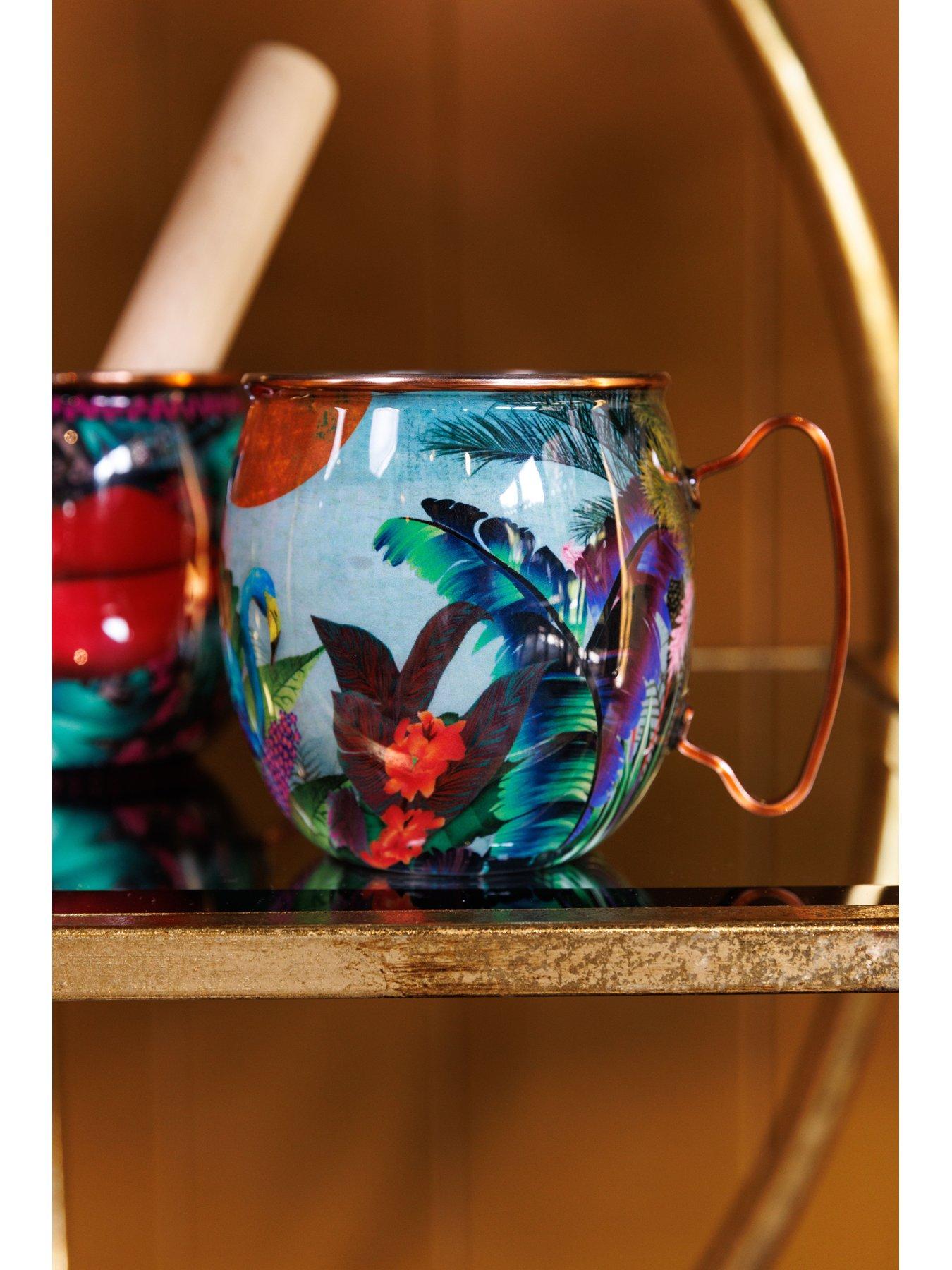 Image 5 of 7 of Mikasa Sarah Arnett Flamingo Moscow Mule Mug