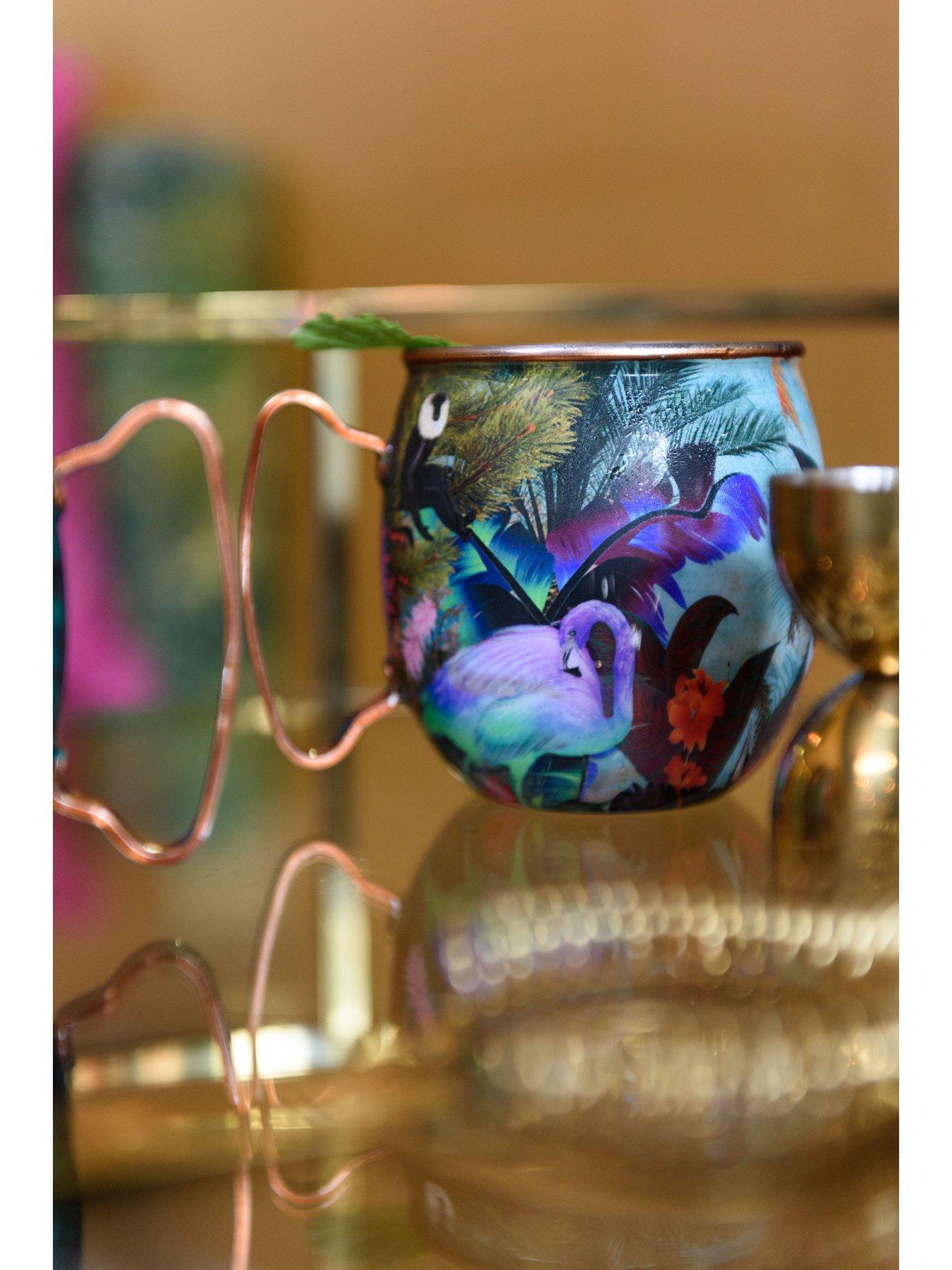 Image 6 of 7 of Mikasa Sarah Arnett Flamingo Moscow Mule Mug