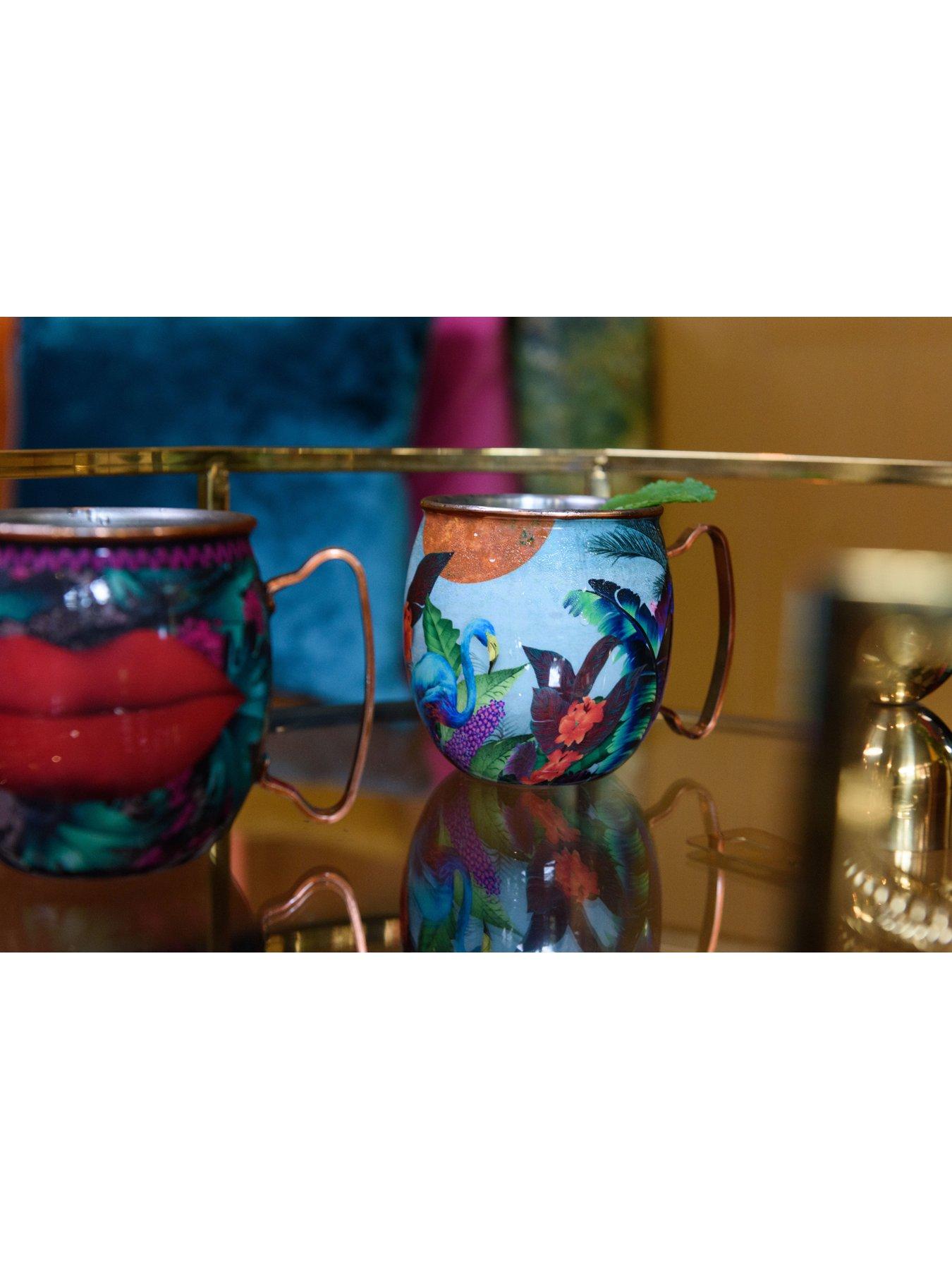 Image 7 of 7 of Mikasa Sarah Arnett Flamingo Moscow Mule Mug