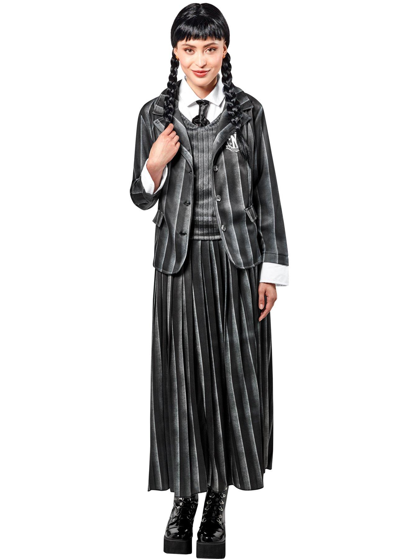 Image 1 of 4 of Wednesday Wednesday Addams School Uniform Adult Costume
