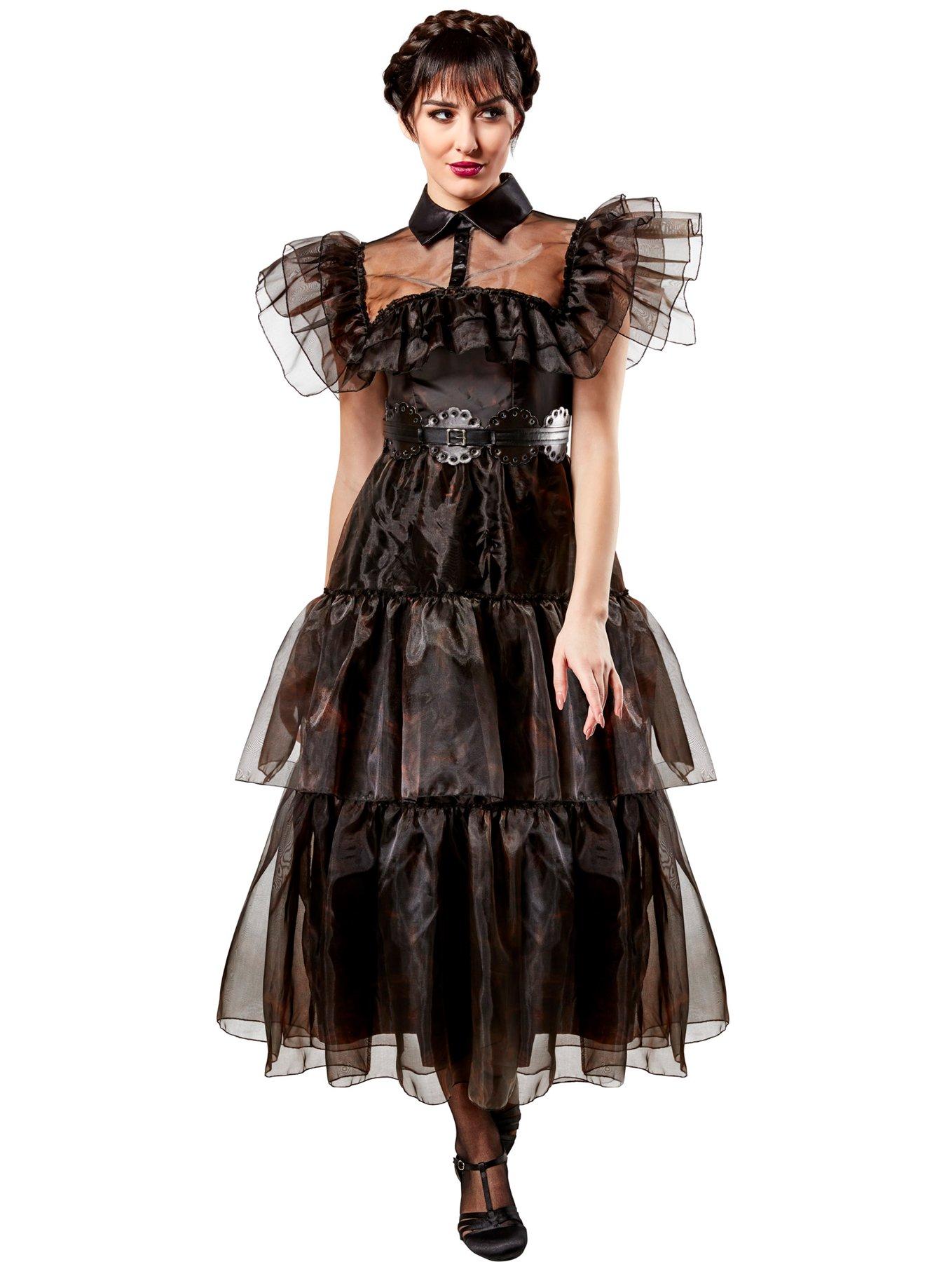 Wednesday Wednesday Rave'N Dress Adult Fancy Dress Costume