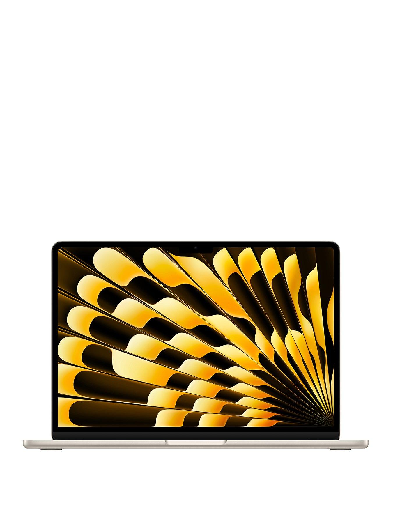 undefined MacBook Air (M3, 2024) 13-inch with 8-core CPU and 10-core GPU, 16GB Unified Memory, 512GB SSD - Starlight