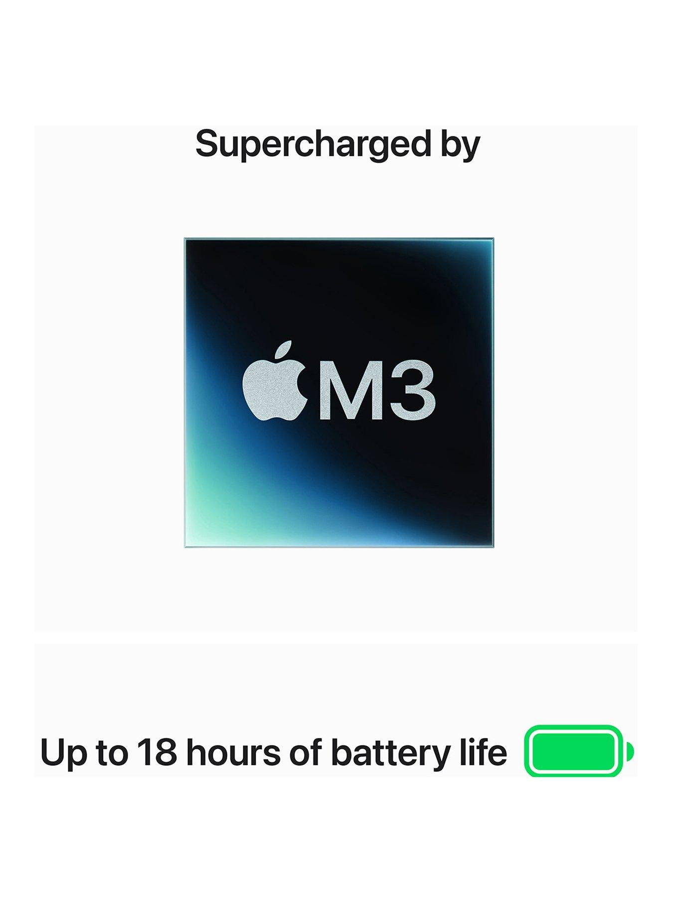 Image 3 of 8 of Apple MacBook Air (M3, 2024) 13-inch&nbsp;with 8-core CPU and 10-core GPU, 16GB Unified Memory, 512GB SSD - Starlight