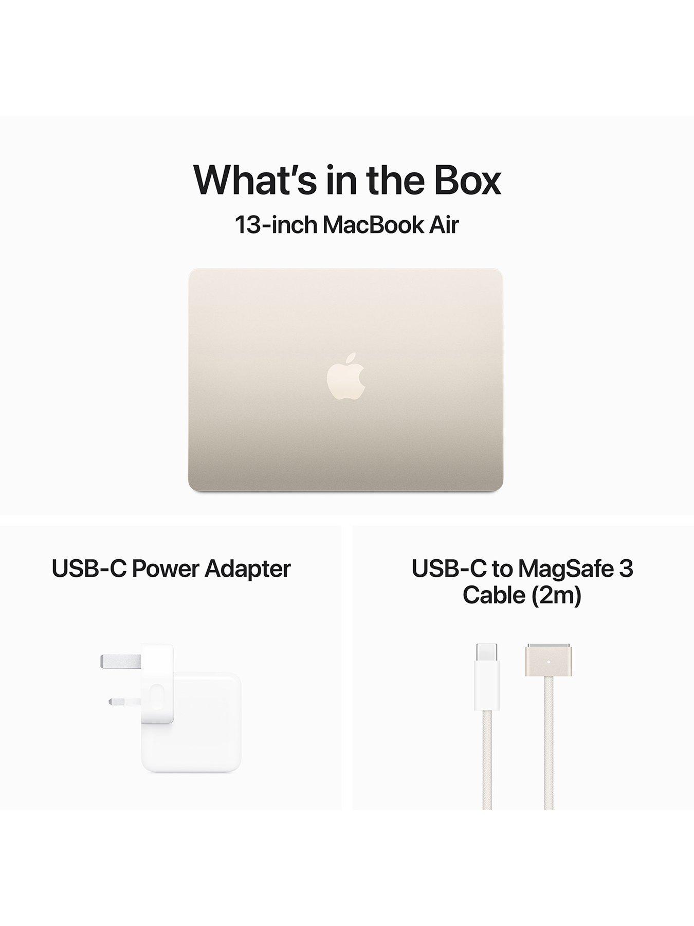Image 7 of 8 of Apple MacBook Air (M3, 2024) 13-inch&nbsp;with 8-core CPU and 10-core GPU, 16GB Unified Memory, 512GB SSD - Starlight