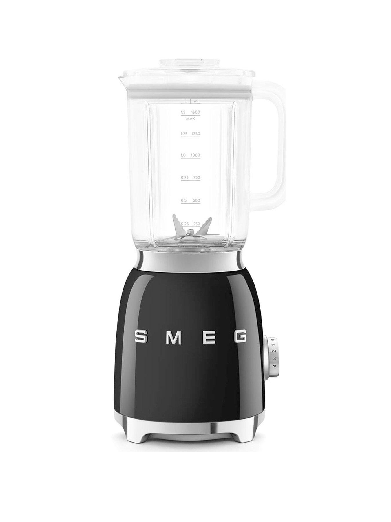 Smeg BLF03 Retro Style Jug Blender, 1.5 Litre, 800W - Black
