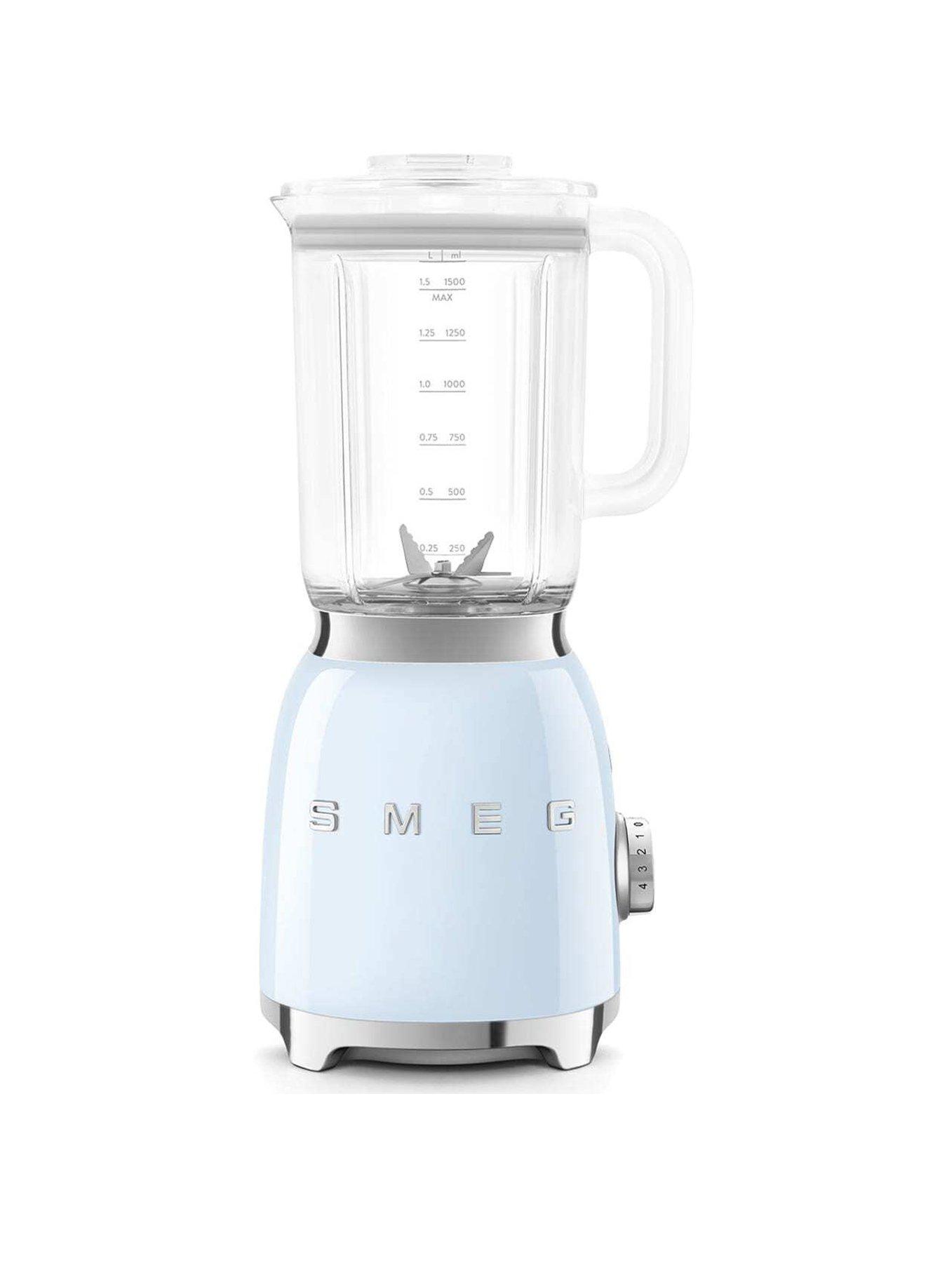 Image 1 of 6 of Smeg BLF03 Retro Style Jug Blender, 1.5 Litre, 800W - Pastel Blue