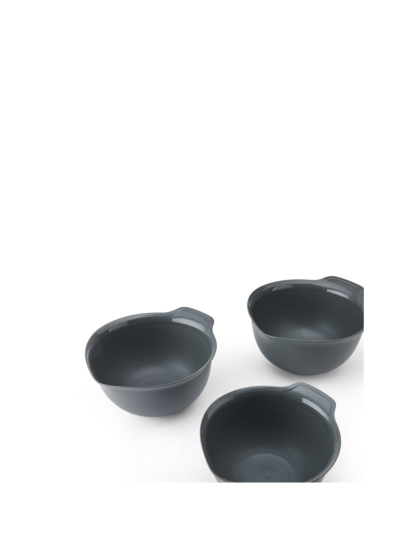 Image 2 of 7 of KitchenAid 3pc Nesting Mixing Bowl Set - Charcoal Grey