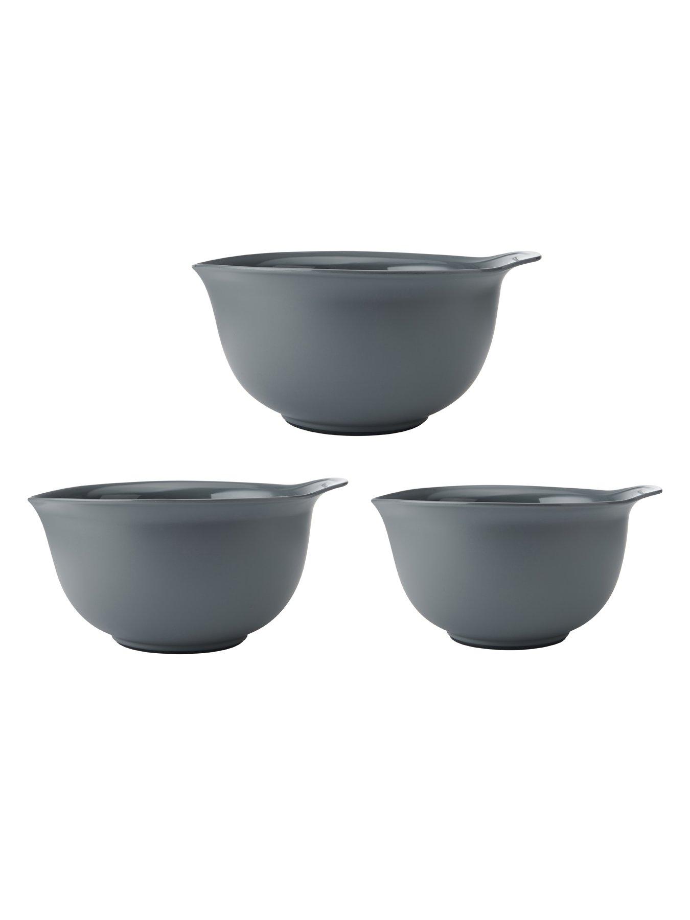 Image 6 of 7 of KitchenAid 3pc Nesting Mixing Bowl Set - Charcoal Grey