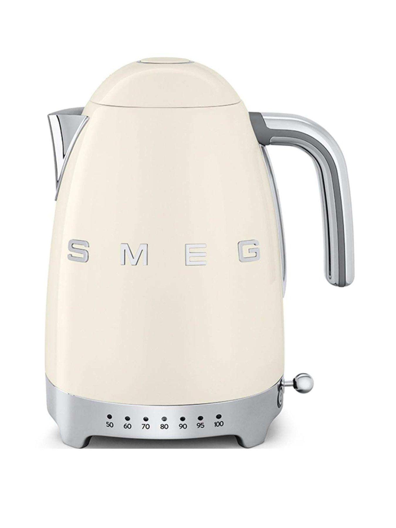 Image 1 of 5 of Smeg KLF04 Retro Style Jug Kettle, 3000W, 1.7L - Cream