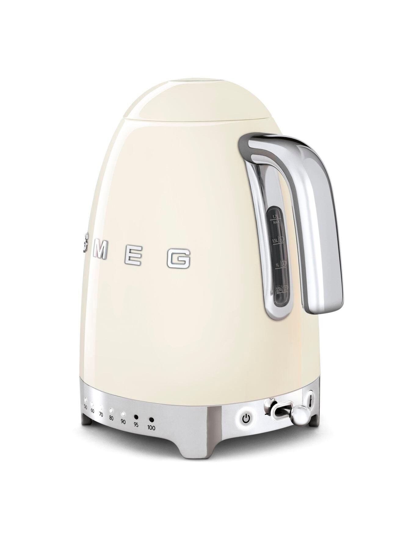Image 3 of 5 of Smeg KLF04 Retro Style Jug Kettle, 3000W, 1.7L - Cream