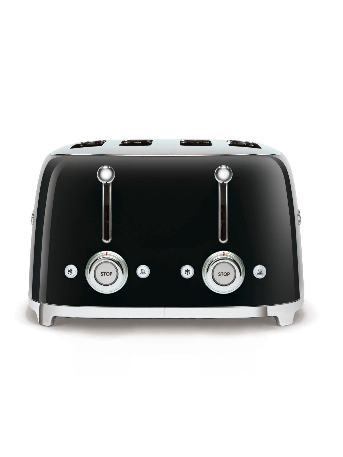 Image 2 of 6 of Smeg TSF03 Retro Style 4-Slice Toaster, 2000W - Black