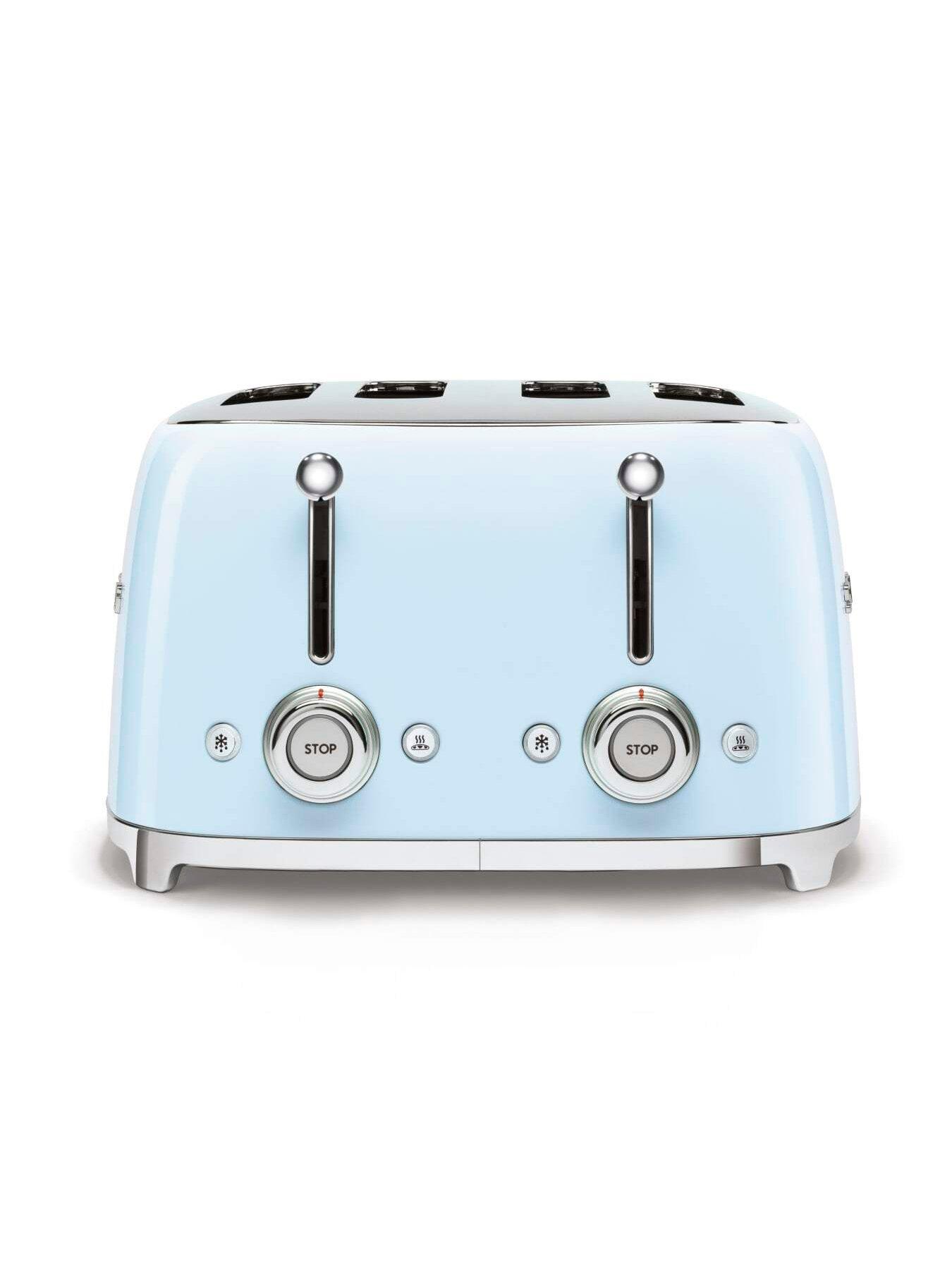 Image 2 of 6 of Smeg TSF03 Retro Style 4 Slice Toaster, 2000W - Pastel Blue
