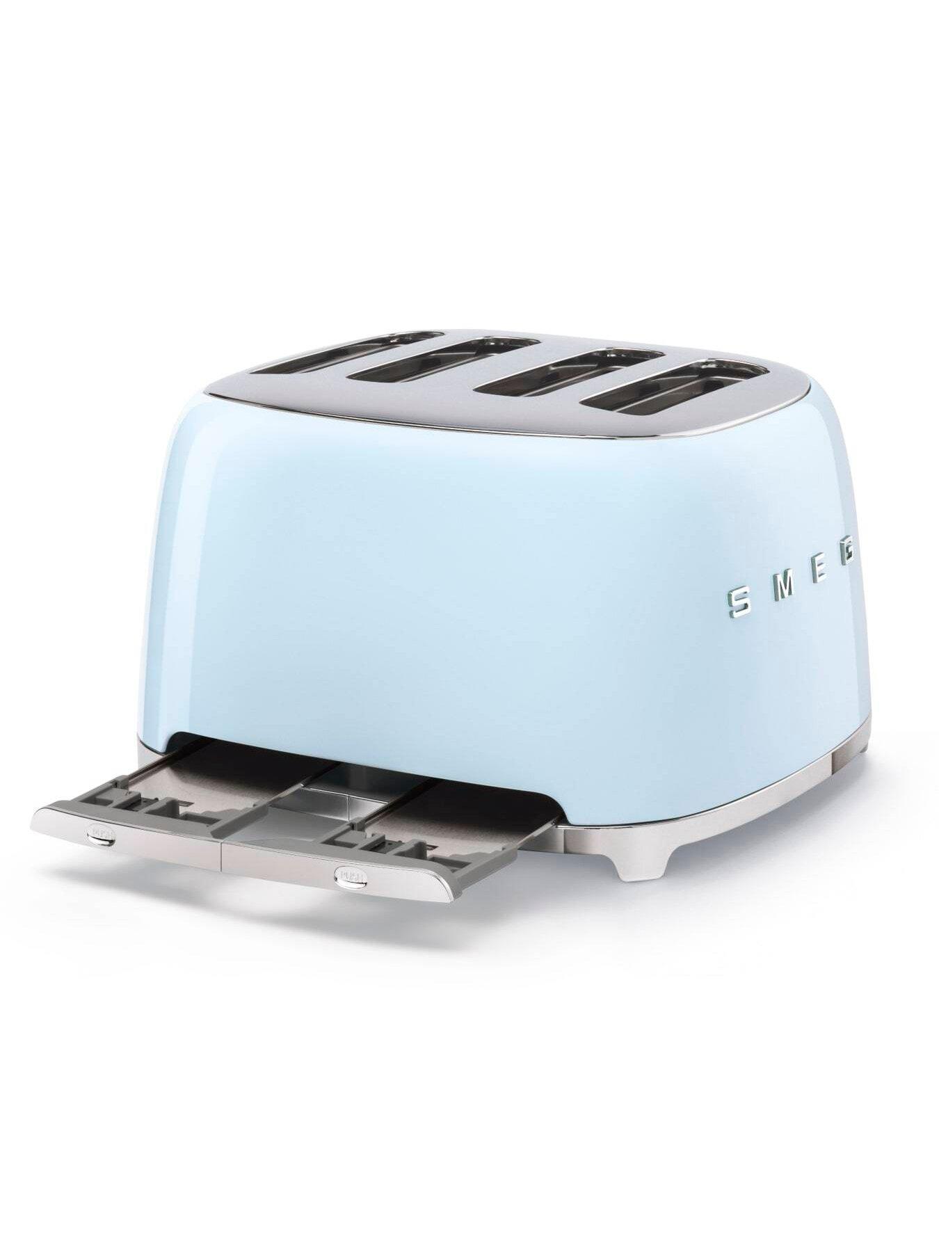 Image 3 of 6 of Smeg TSF03 Retro Style 4 Slice Toaster, 2000W - Pastel Blue