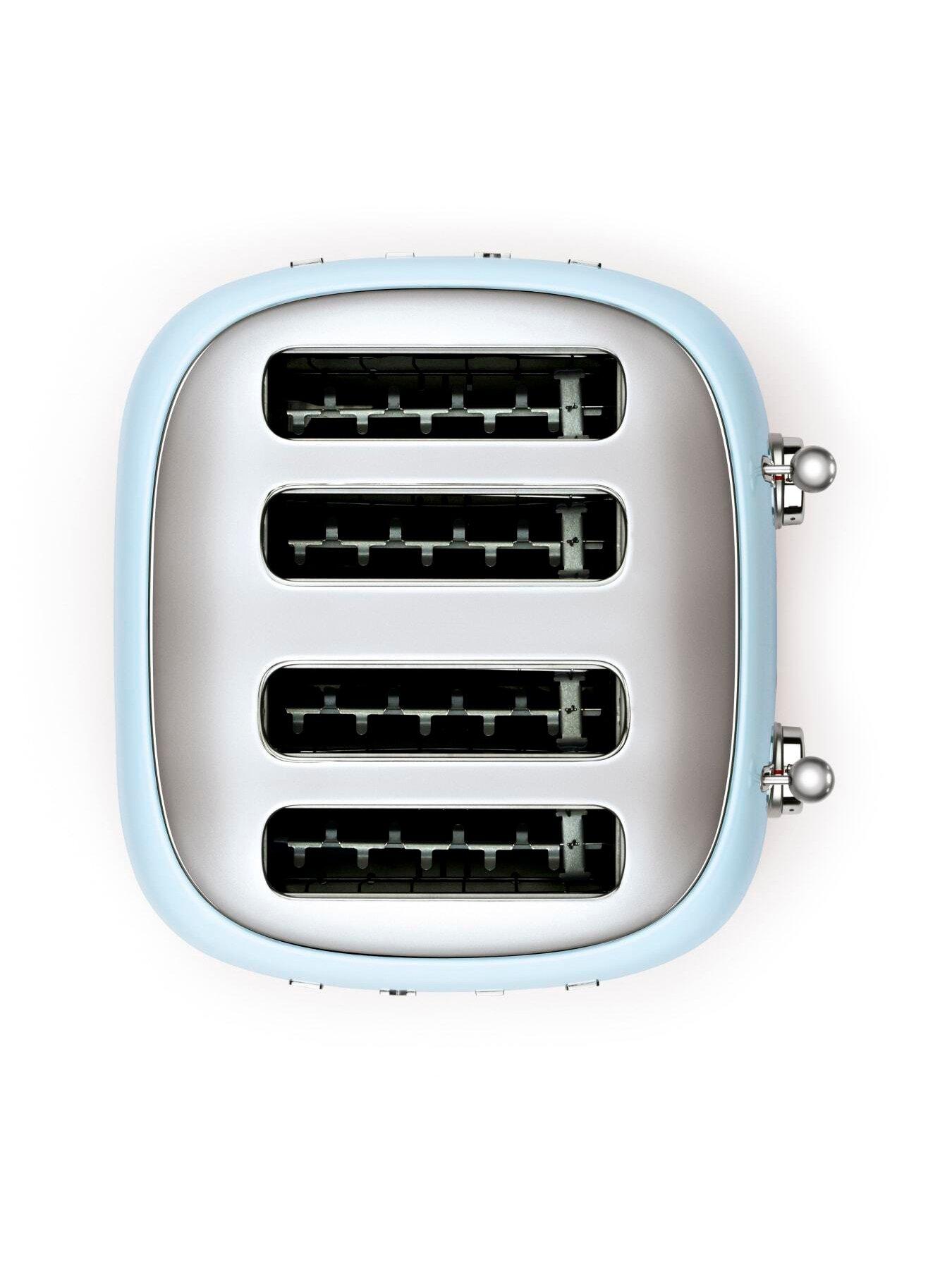 Image 5 of 6 of Smeg TSF03 Retro Style 4 Slice Toaster, 2000W - Pastel Blue