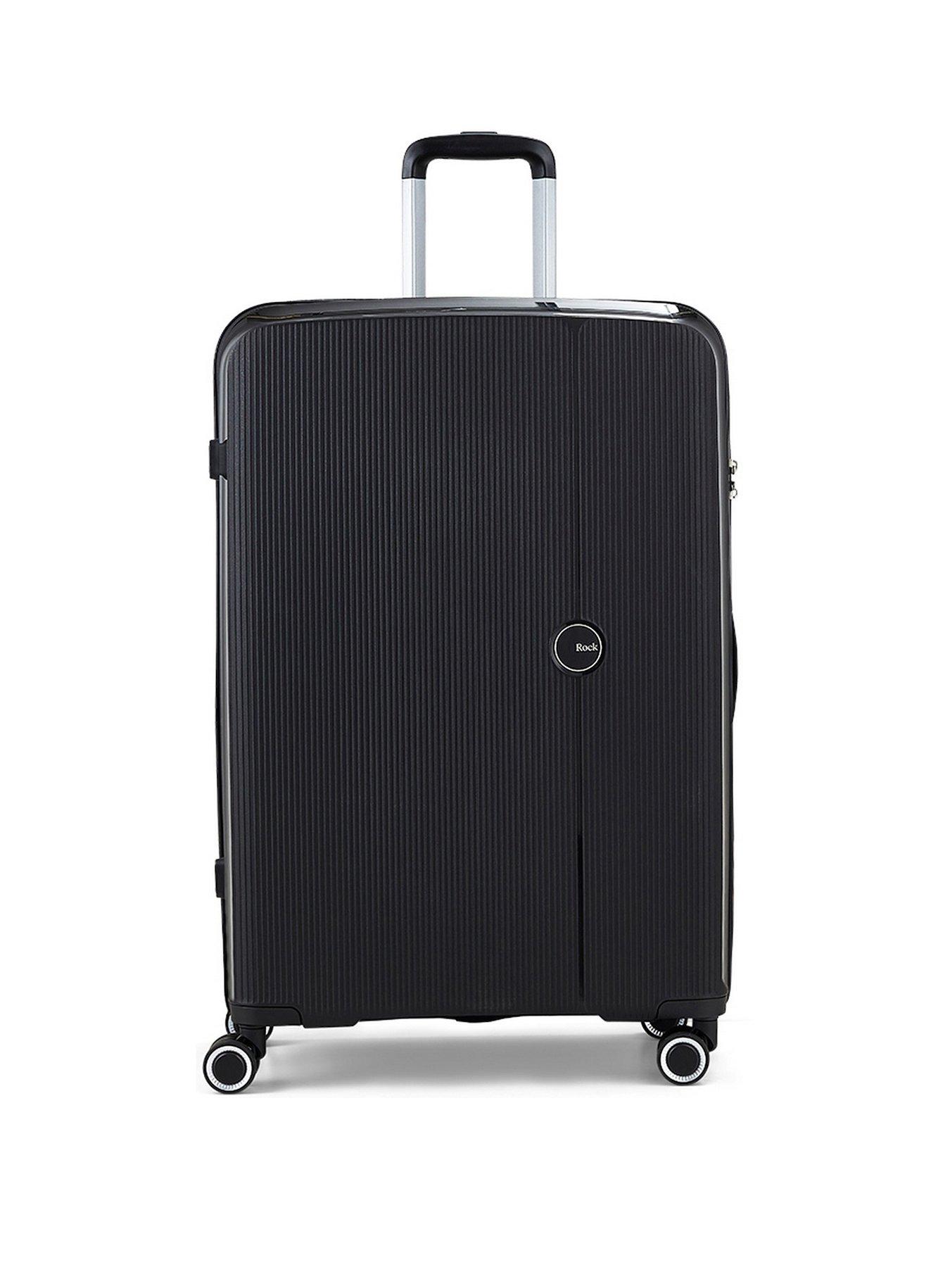 rock-luggage-hudson-8-wheel-pp-hardshell-large-suitcase-blackstillFront