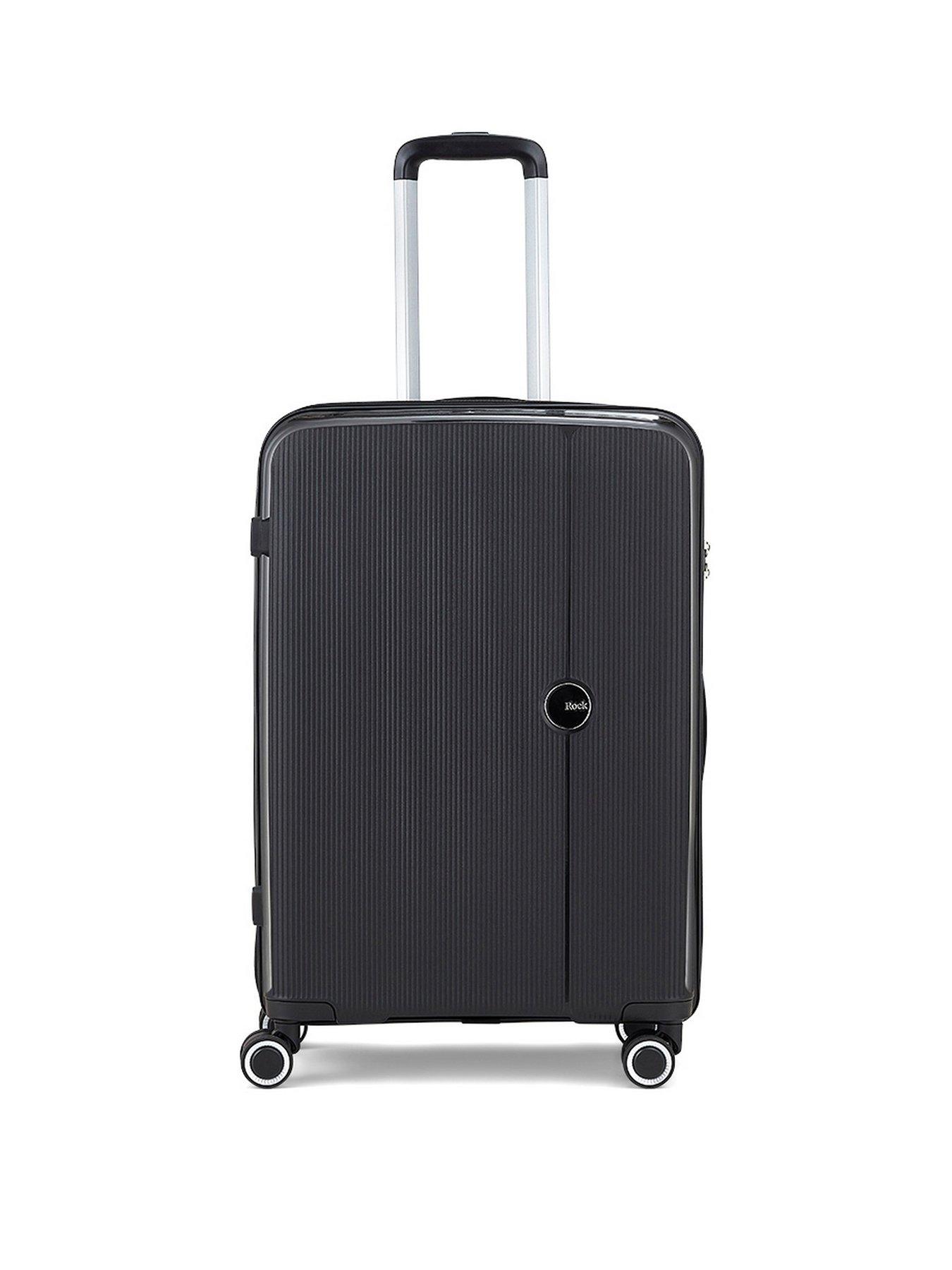 rock-luggage-hudson-8-wheel-pp-hardshell-medium-suitcase-blackstillFront