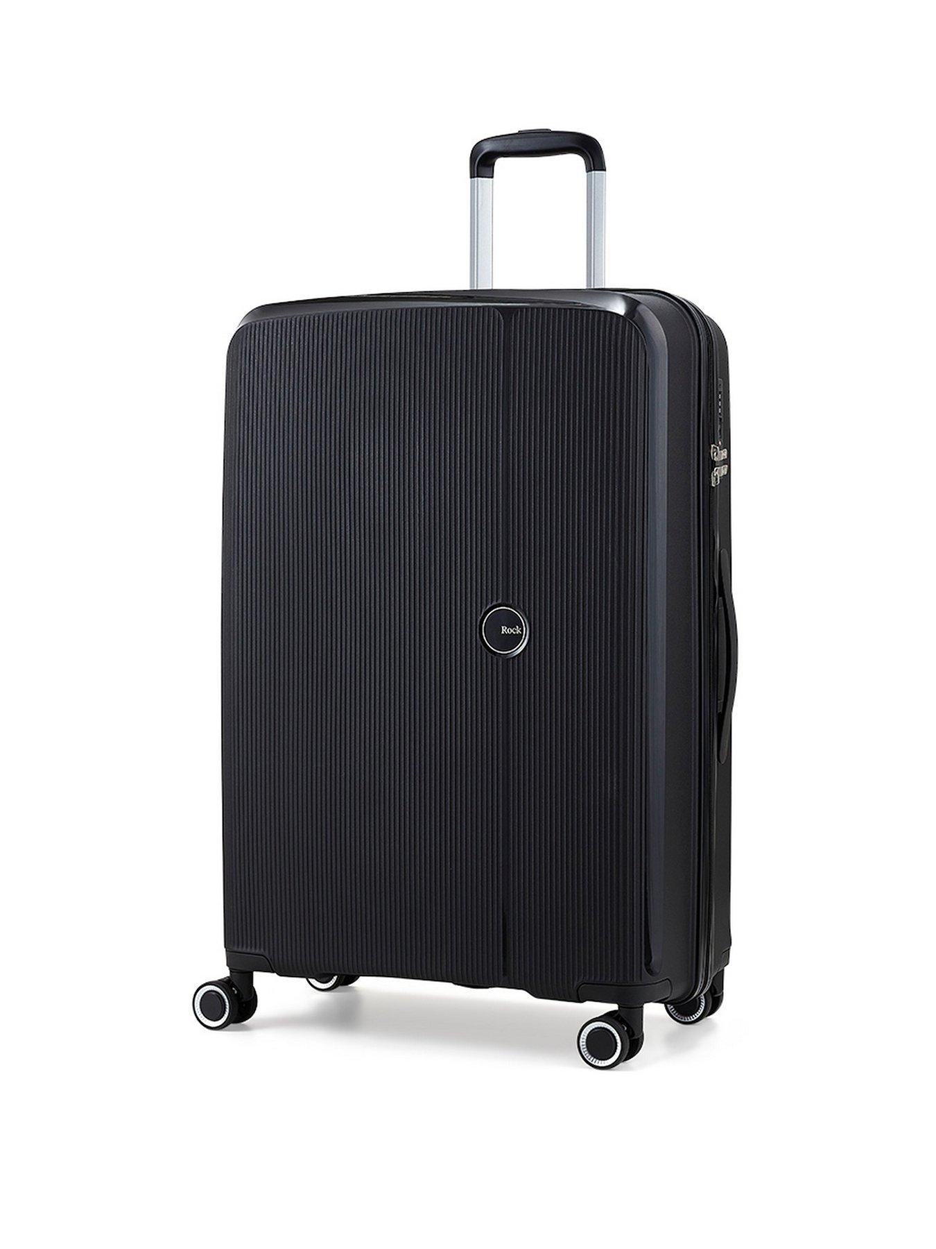 rock-luggage-hudson-8-wheel-pp-hardshell-3pc-suitcase-set-blackstillFront