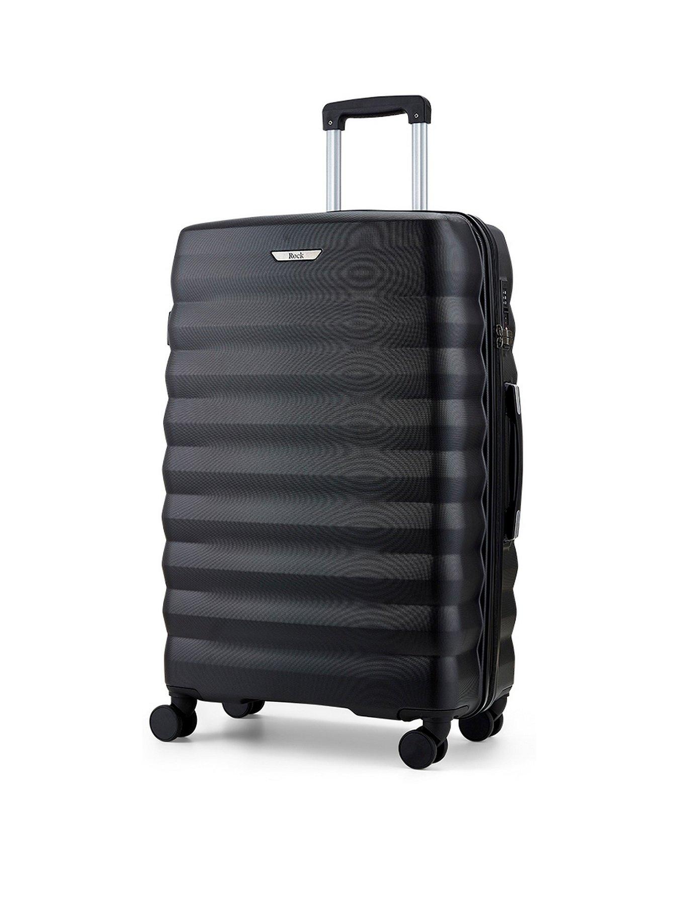 Rock Luggage Berlin 8 Wheel Hardshell Large Suitcase - Black