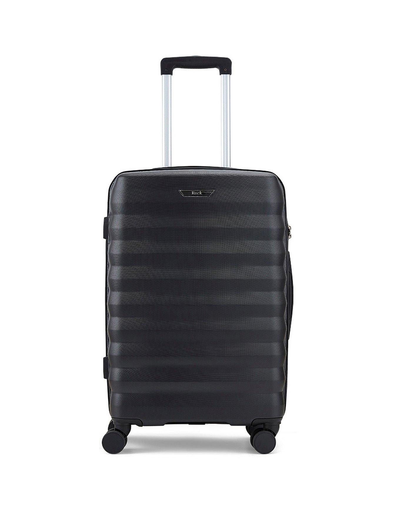 rock-luggage-berlin-8-wheel-hardshell-medium-suitcase-blackstillFront