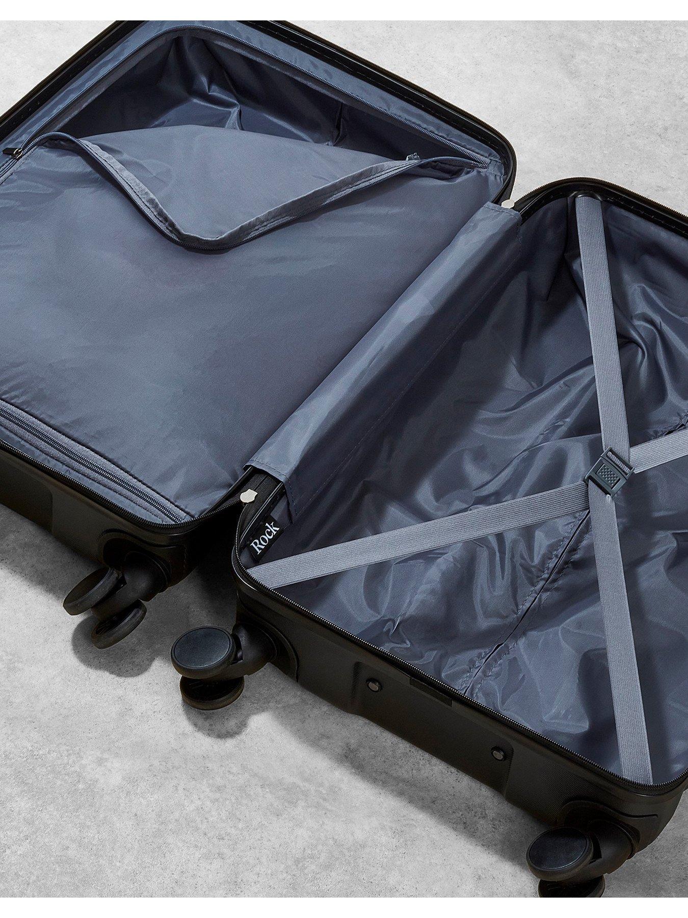 Image 4 of 5 of Rock Luggage Berlin 8 Wheel Hardshell Medium Suitcase - Black